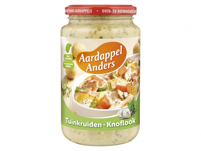 Ovensaus tuinkruiden knoflook