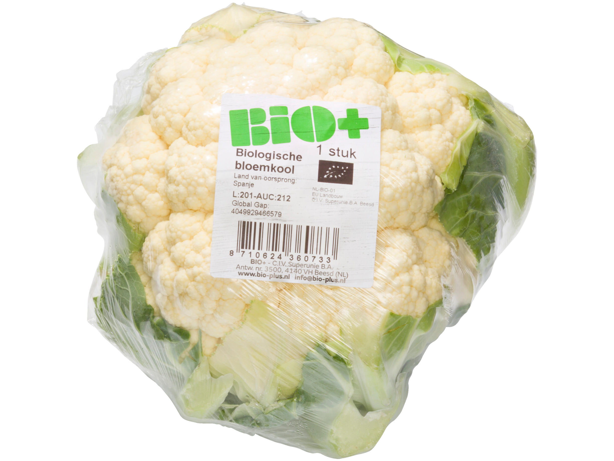 Biologische bloemkool
