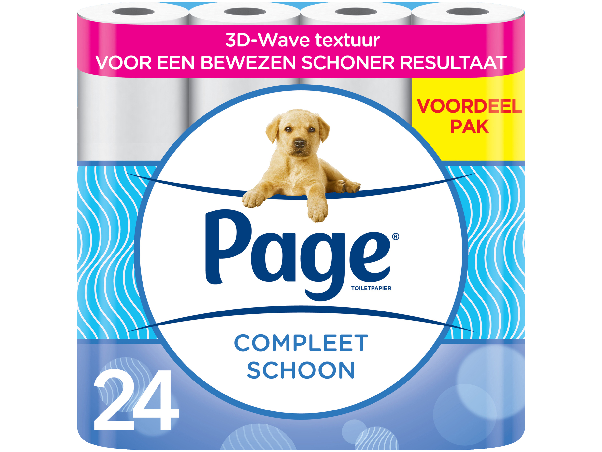 Toiletpapier compleet schoon