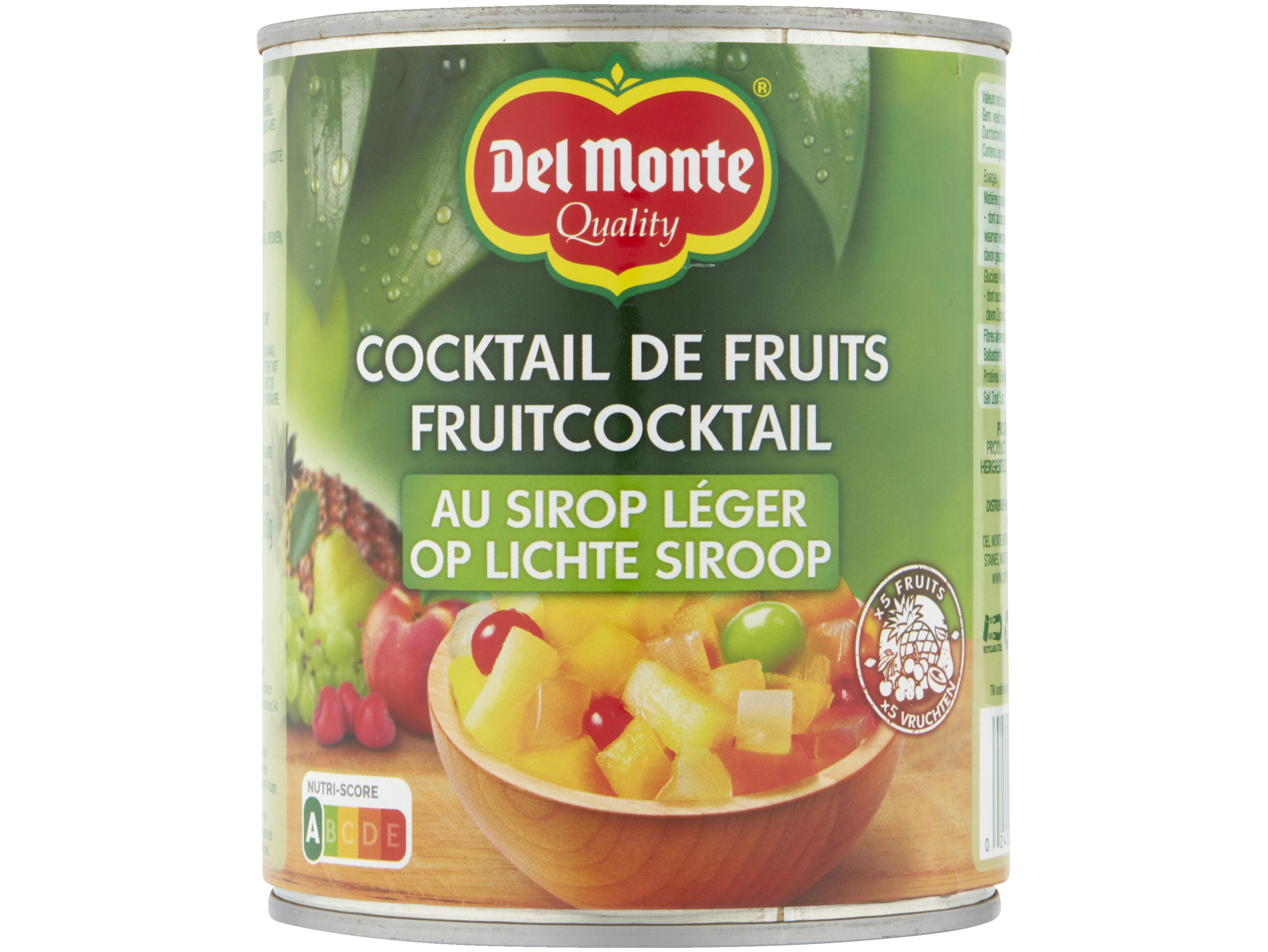 Fruitcocktail op lichte siroop