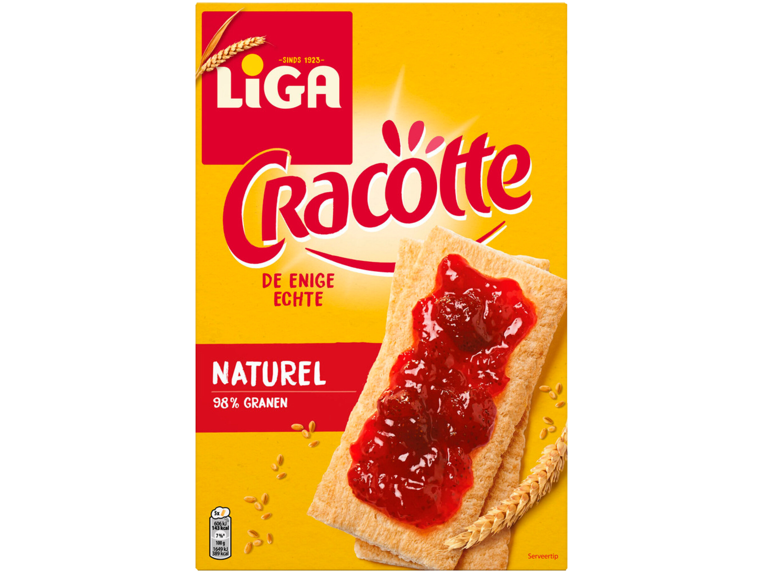 Cracotte luchtige crackers naturel