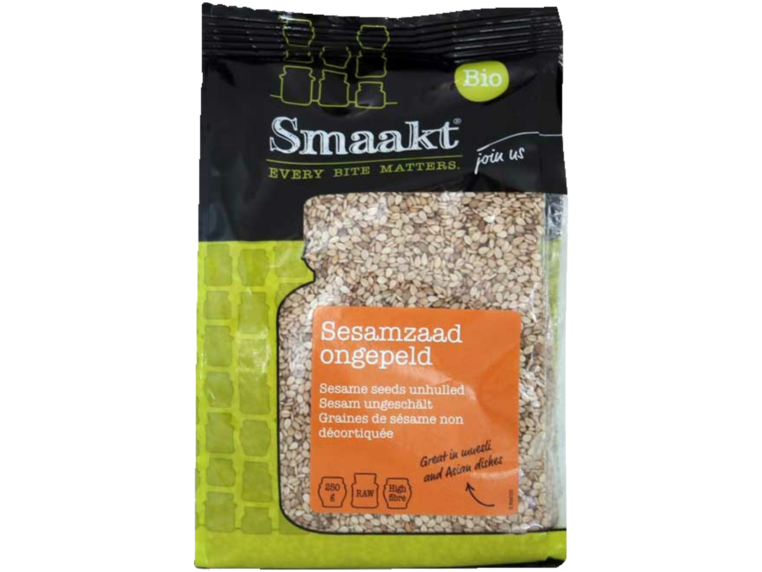 Sesamzaad ongepeld