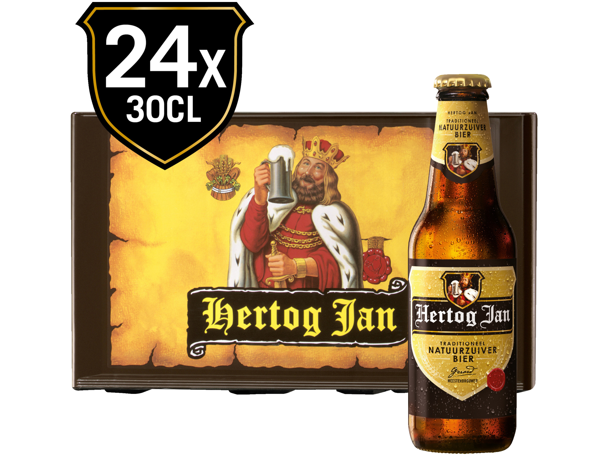 Natuurzuiver bier krat