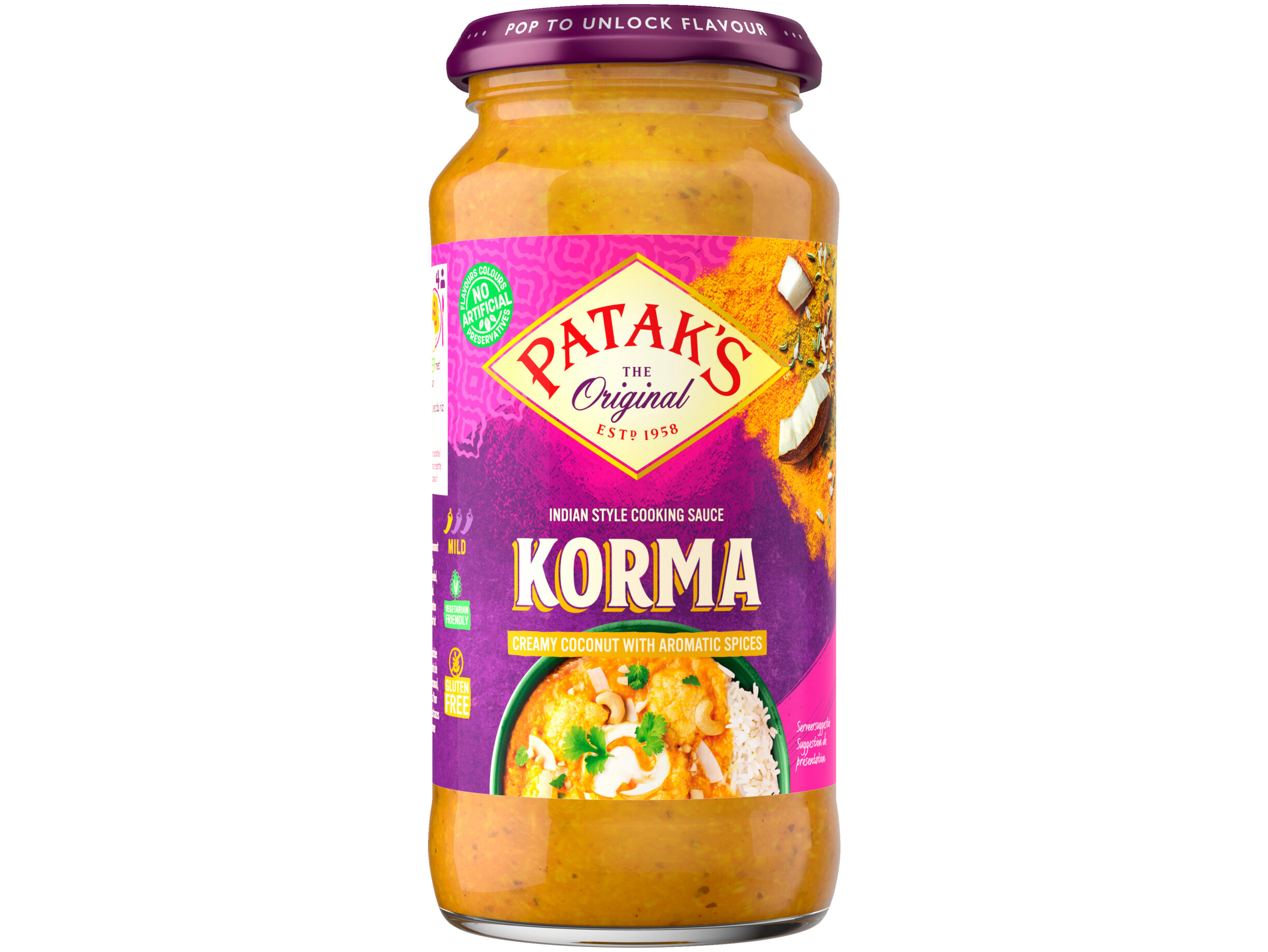 Korma curry saus