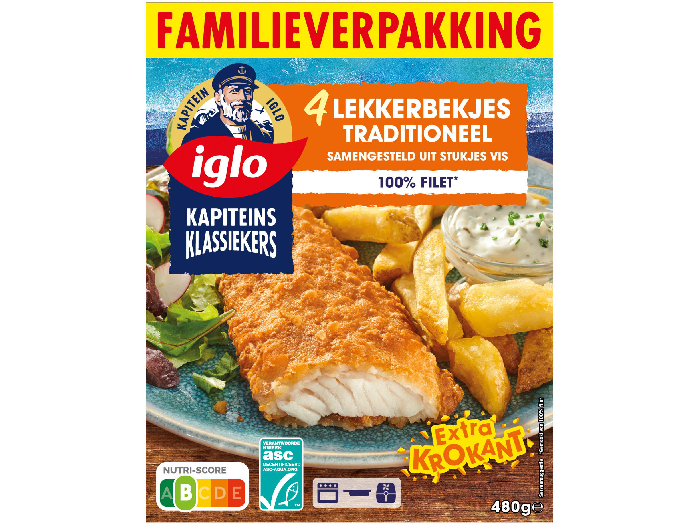 Viskraam lekkerbekjes familieverpakking