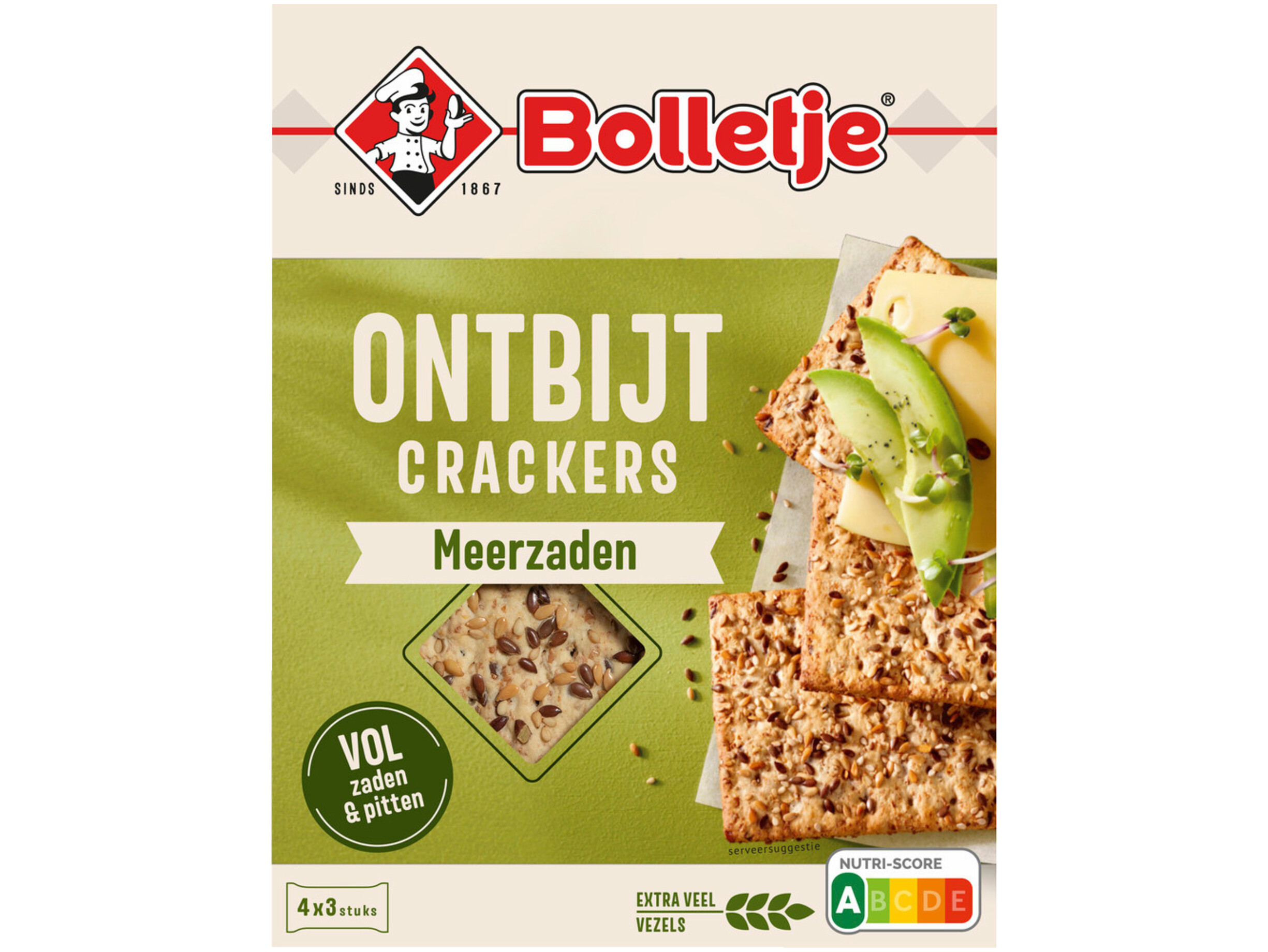 Ontbijtcrackers Meerzaden