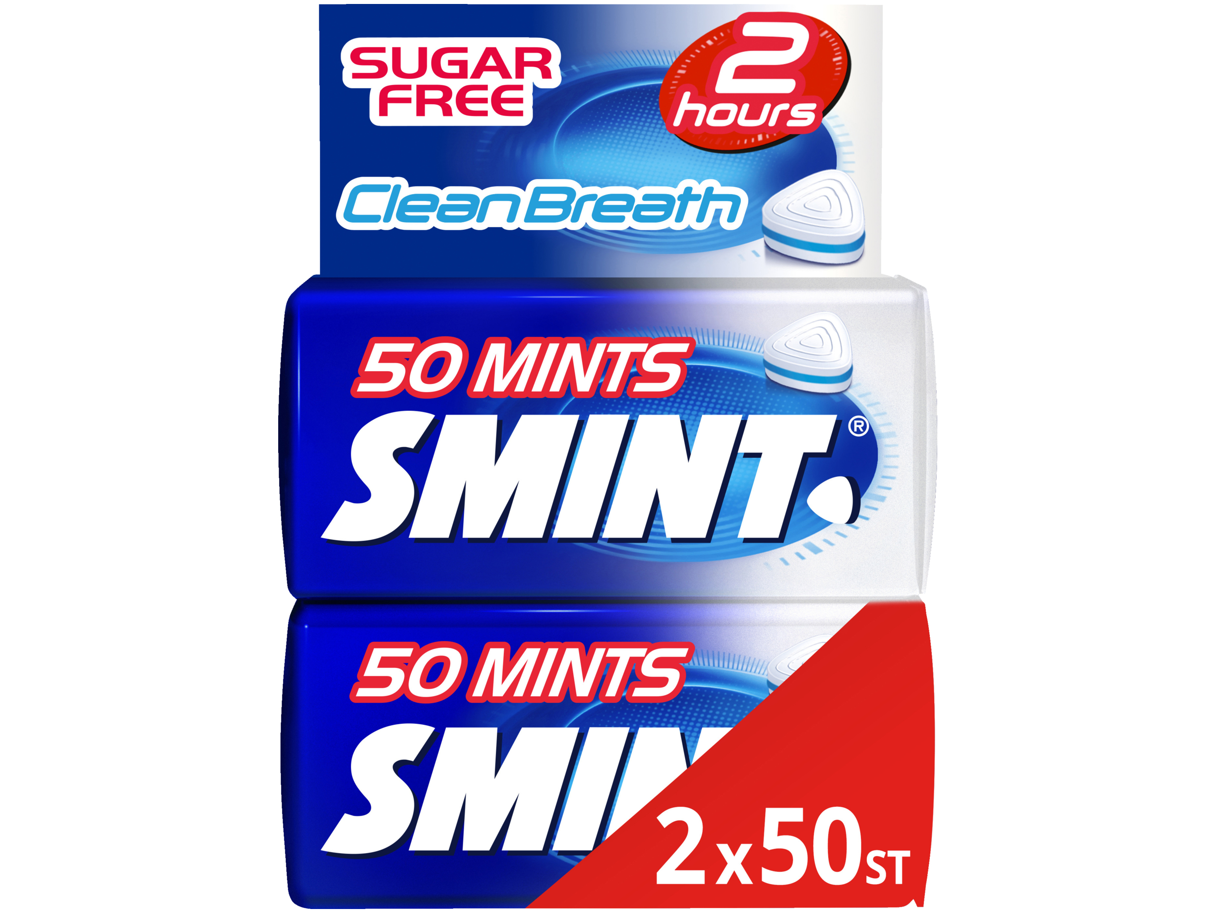 Clean Breath Peppermint Pepermunt Suikervrij Keelpastille