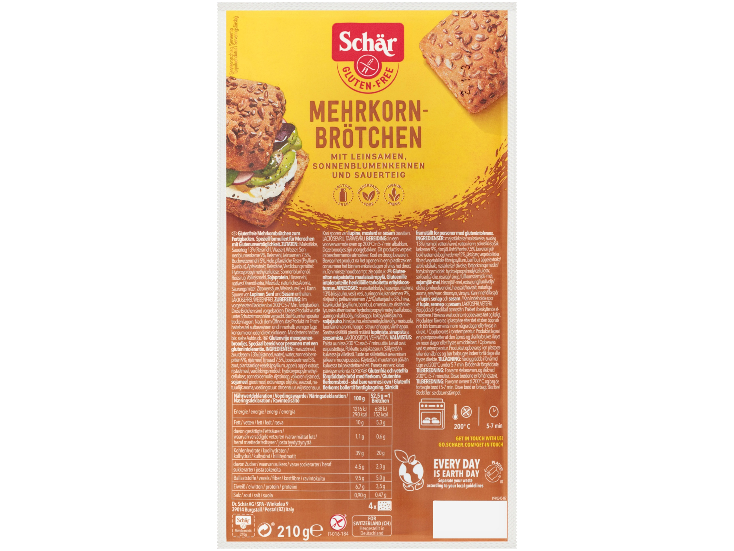 Meergranenbroodjes glutenvrij