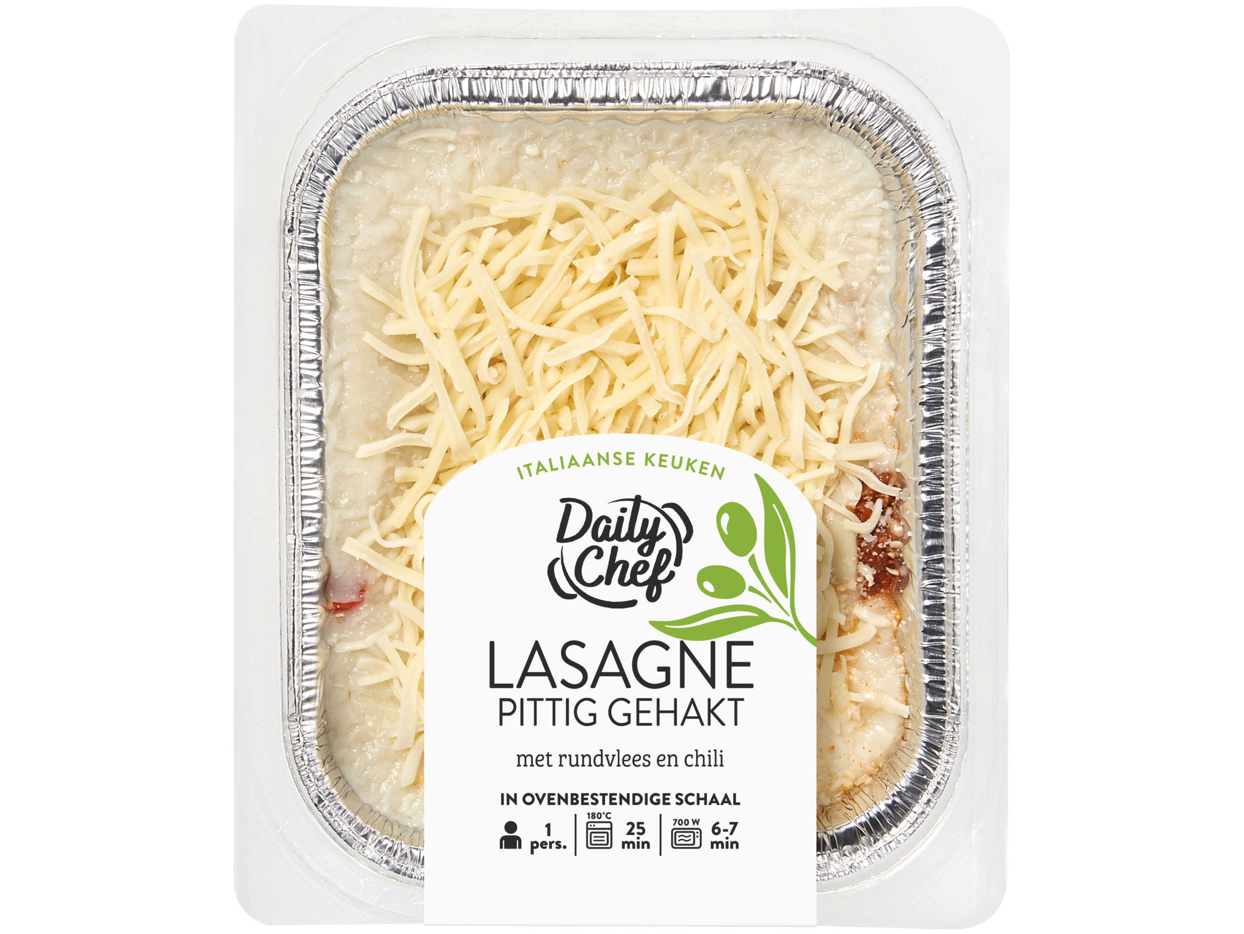 Lasagne met pittig gehakt