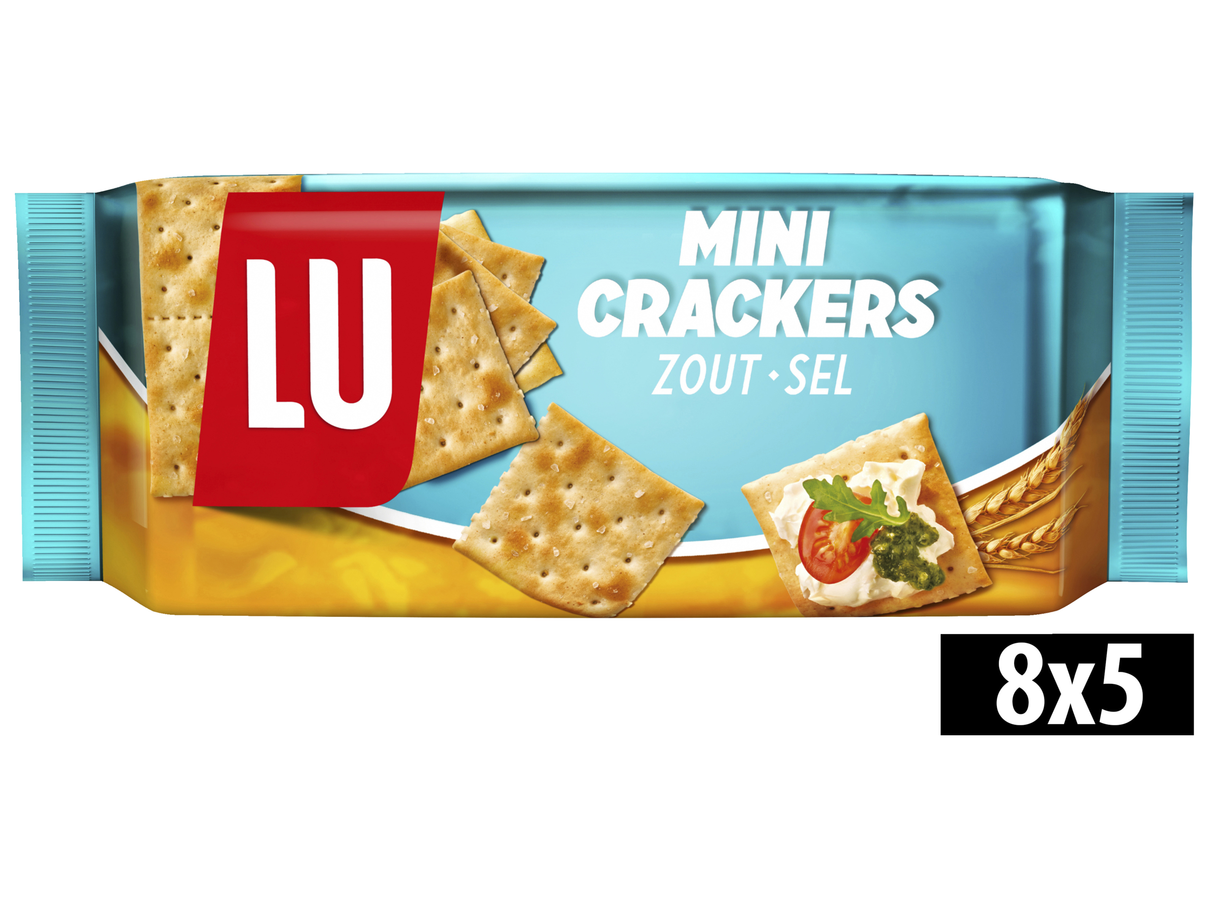 Mini crackers zout