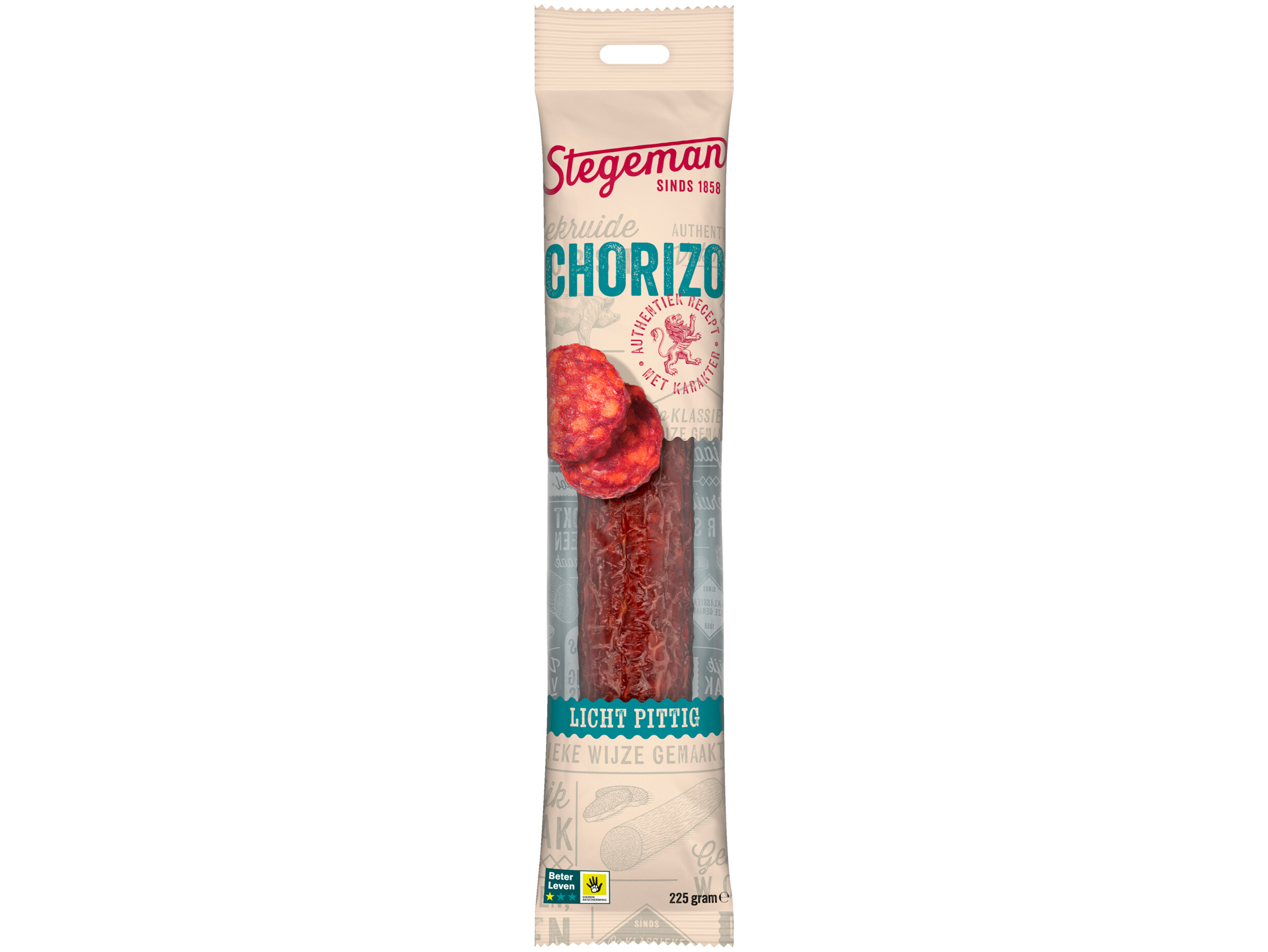 Licht pittige chorizo