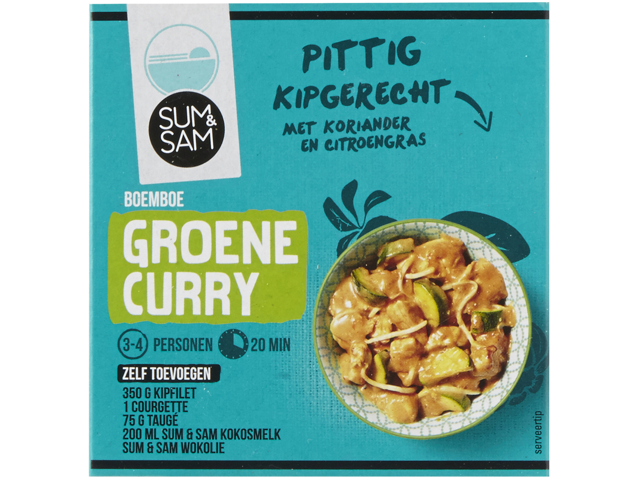 Boemboe groene curry