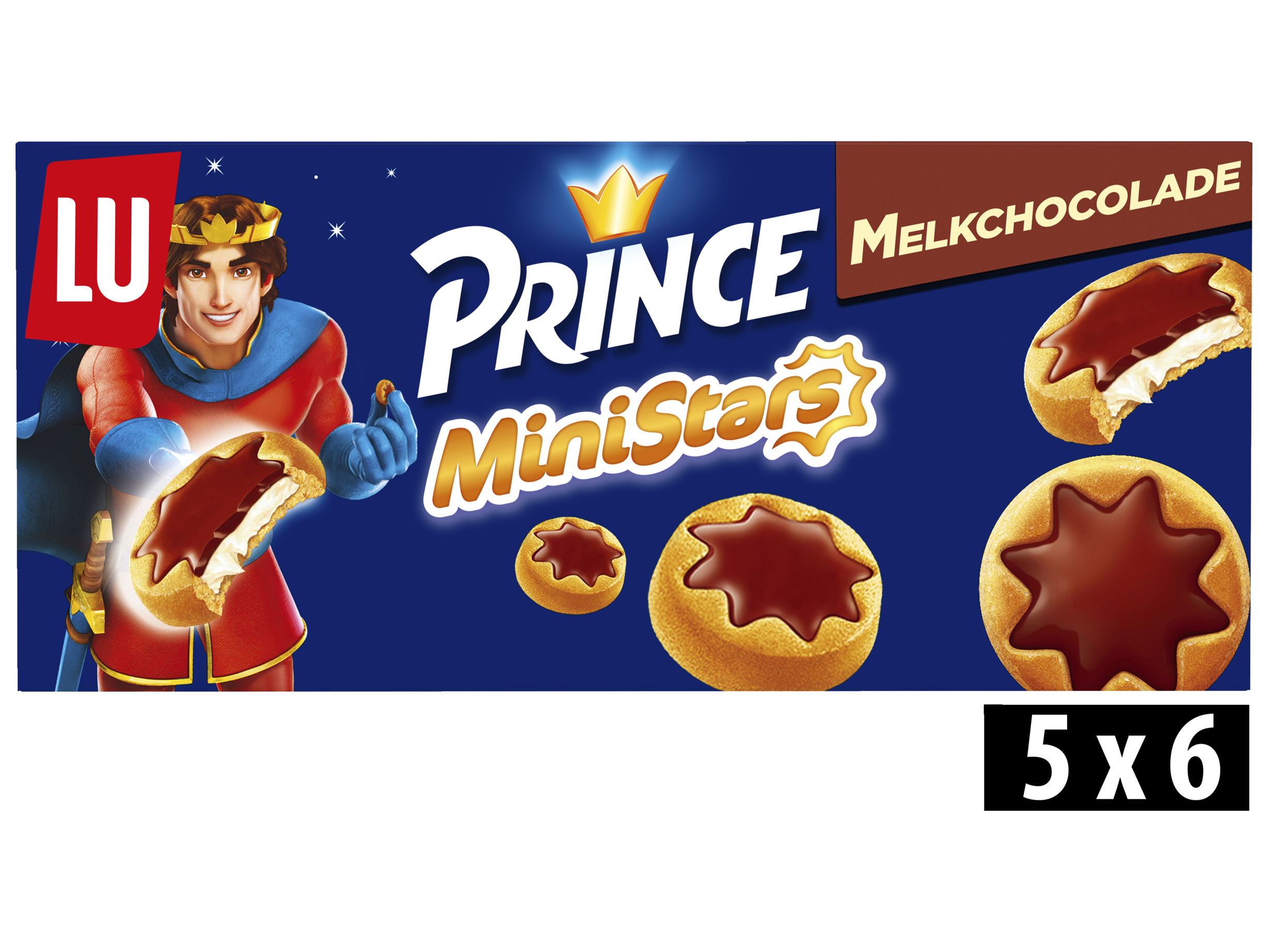 Prince MiniStars koekjes melkchocolade