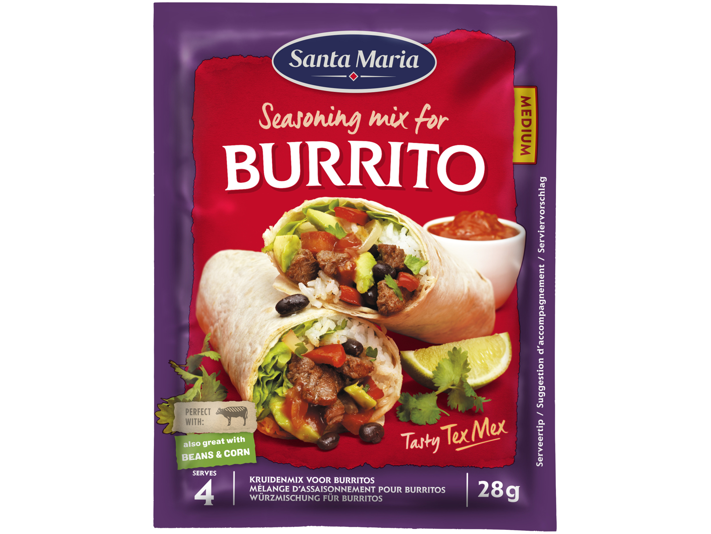 Burrito burrito seasoning mix 28g