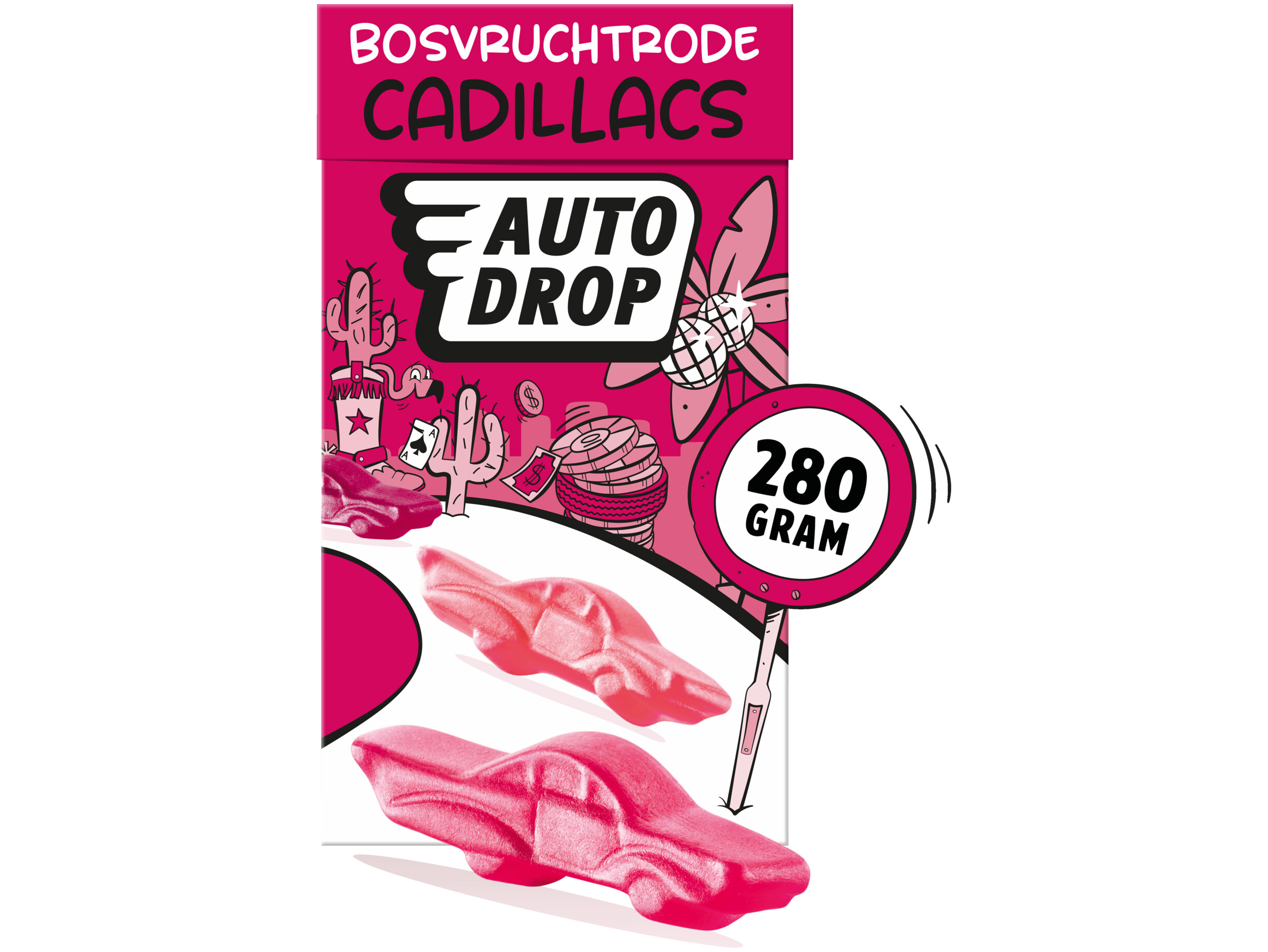 Bosvruchtrode Cadillacs