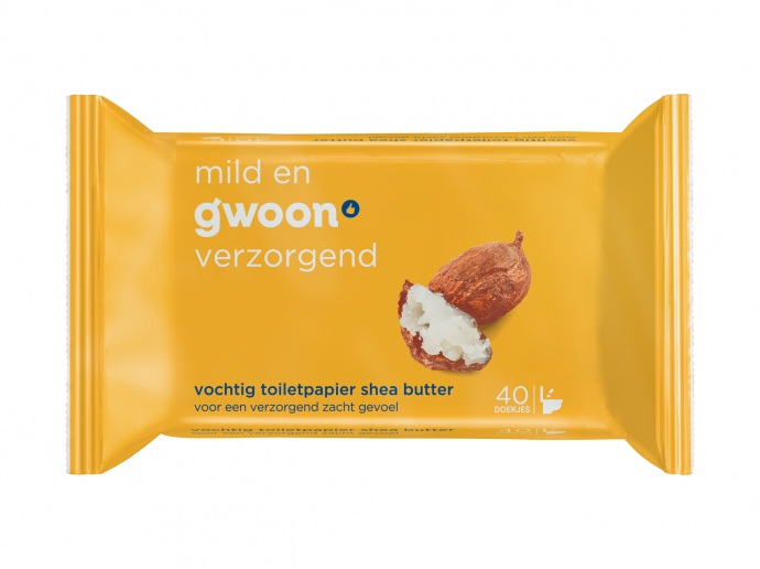 Vochtig toiletpapier shea butter
