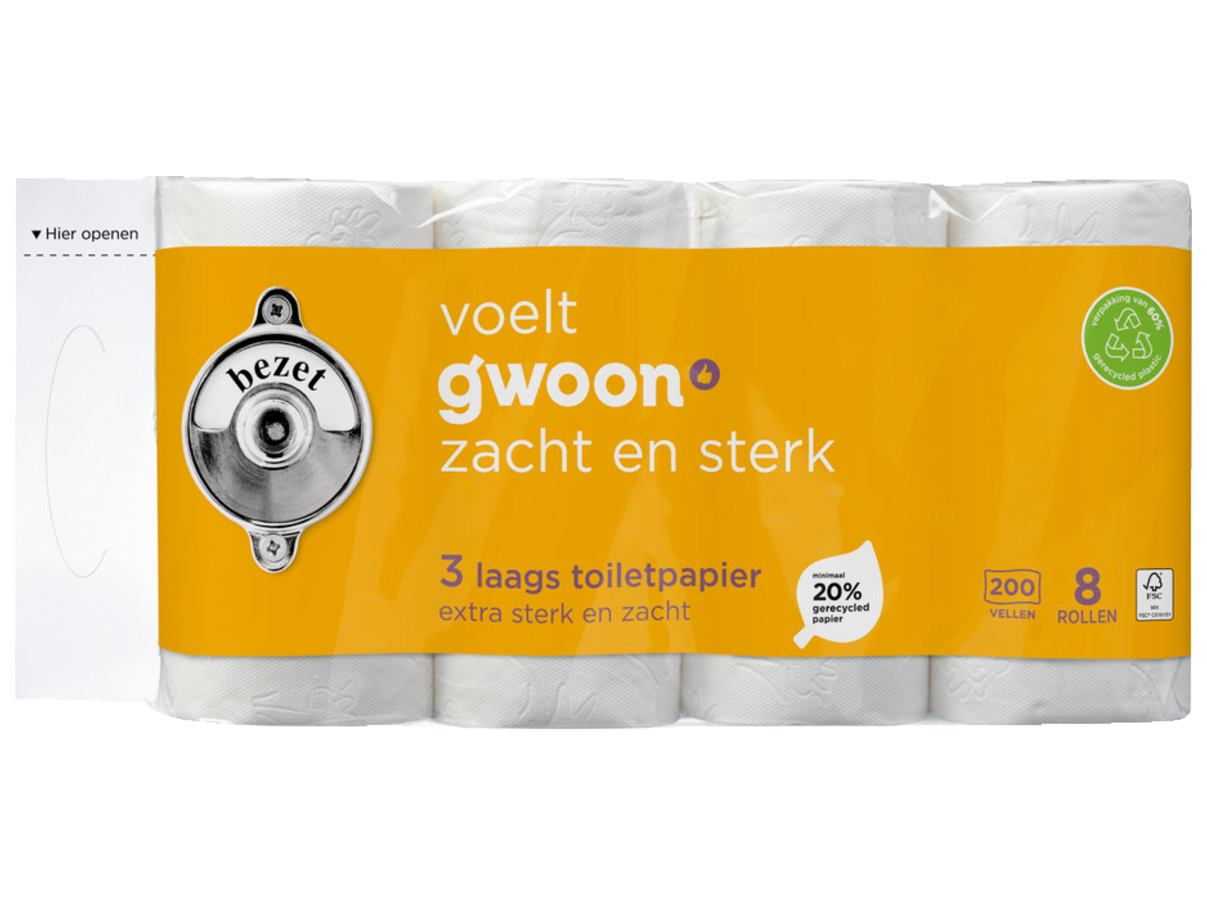 Toiletpapier 3 laags