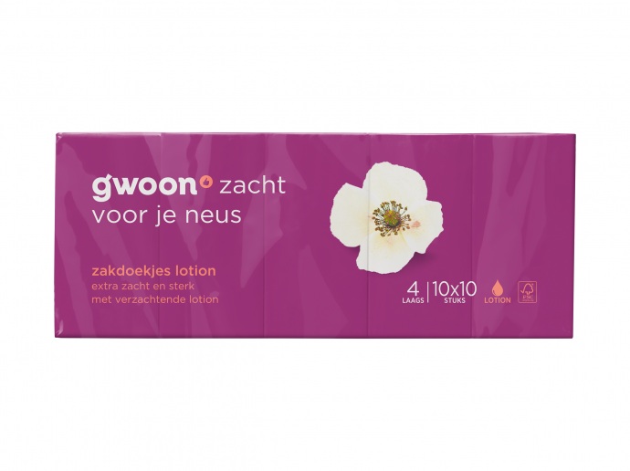 Zakdoekjes lotion