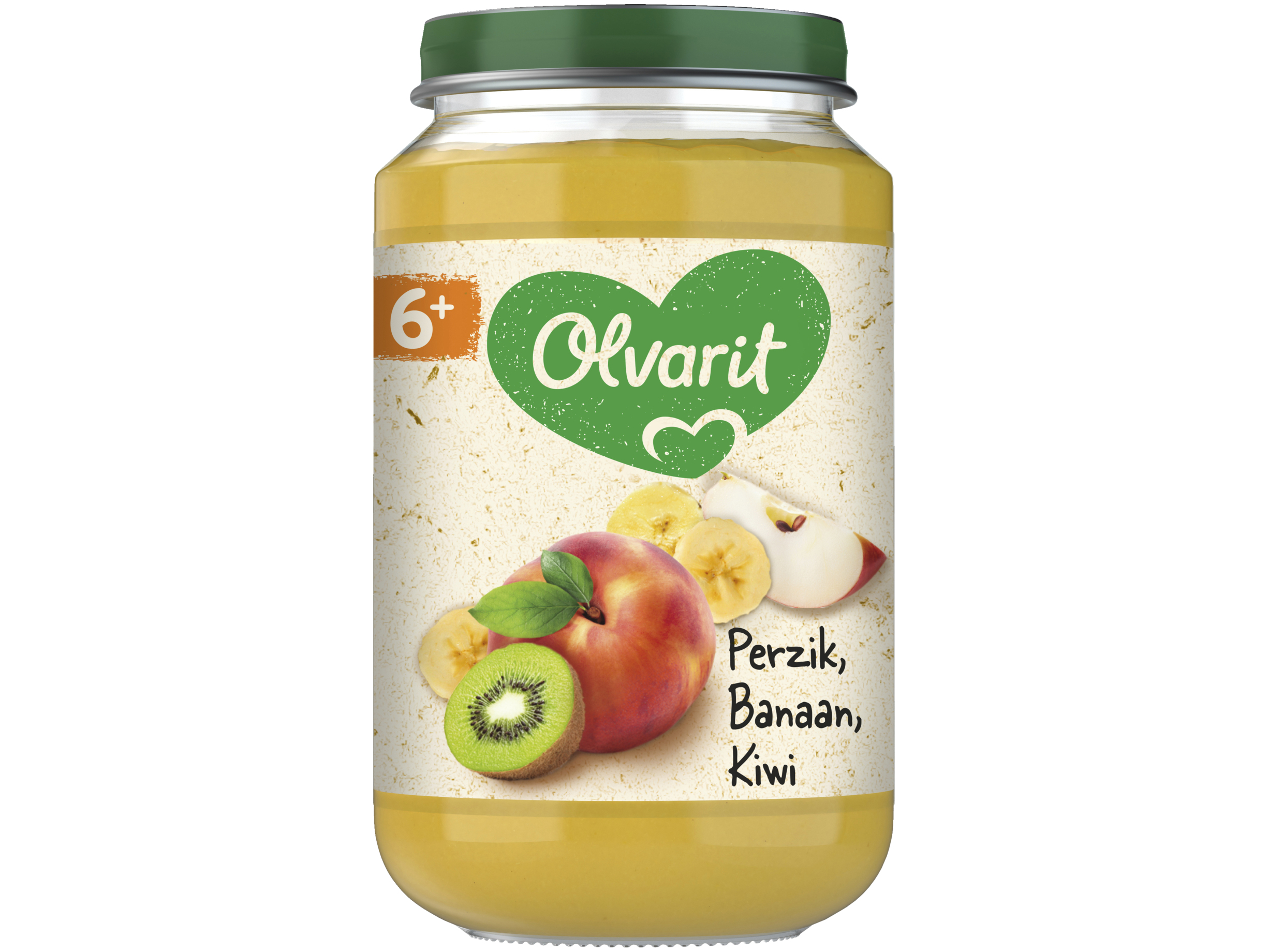 6+ Maanden Perzik Banaan Kiwi