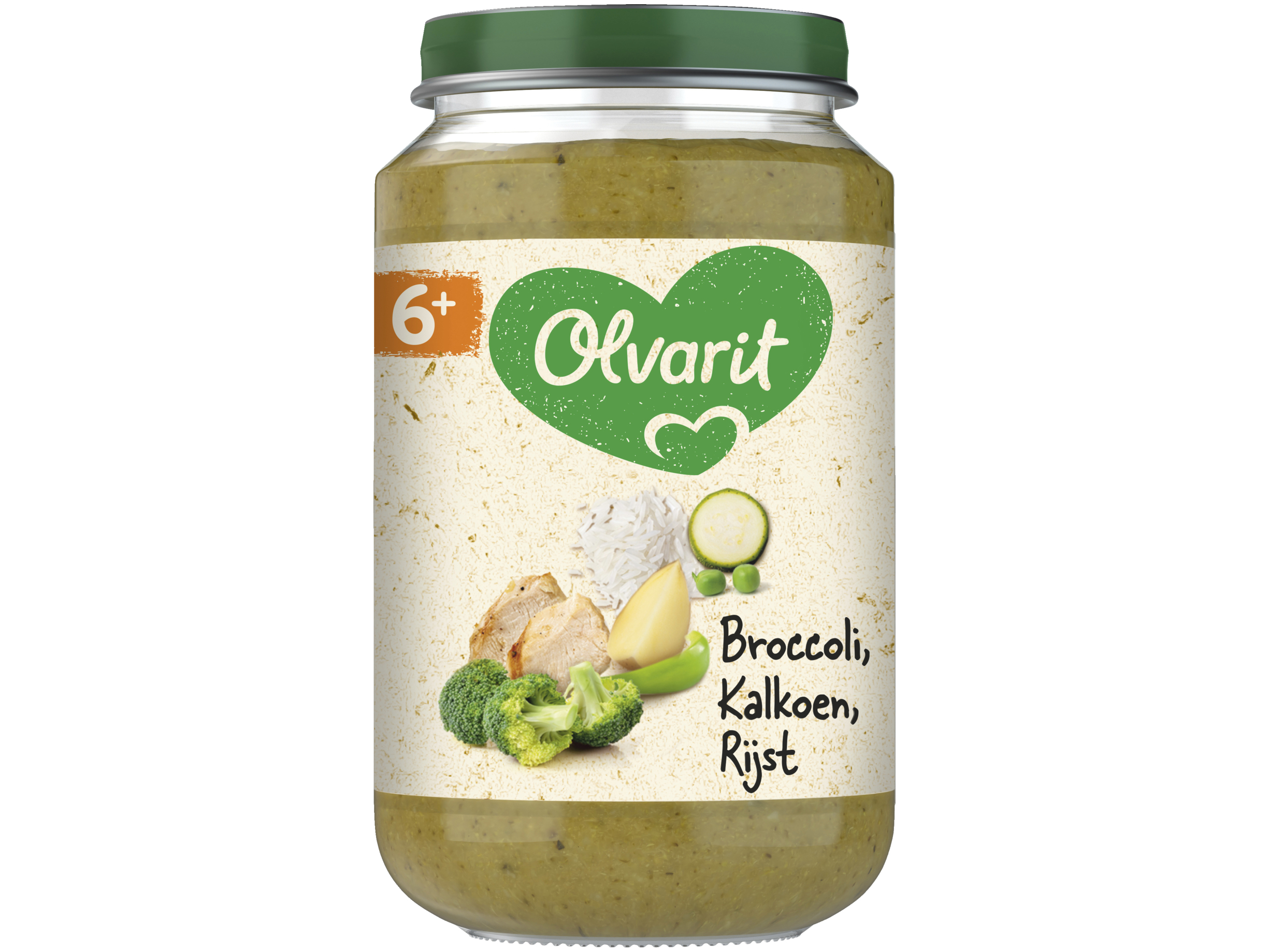 6+ Maanden Broccoli Kalkoen Rijst