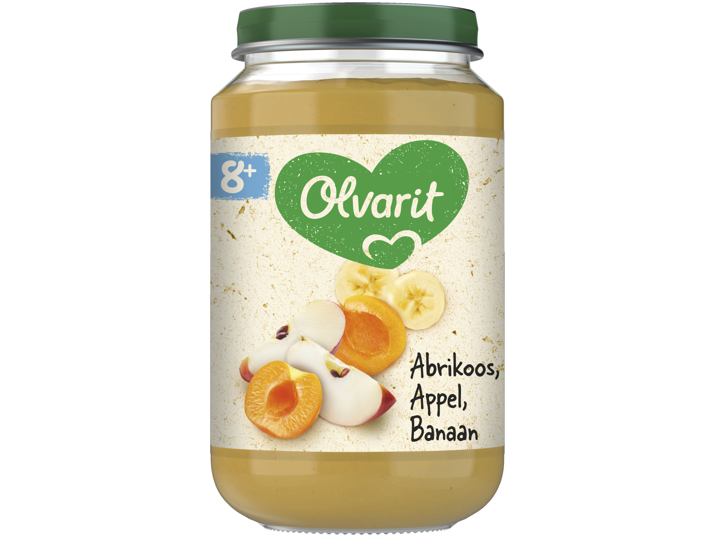 8+ Maanden Abrikoos Appel Banaan