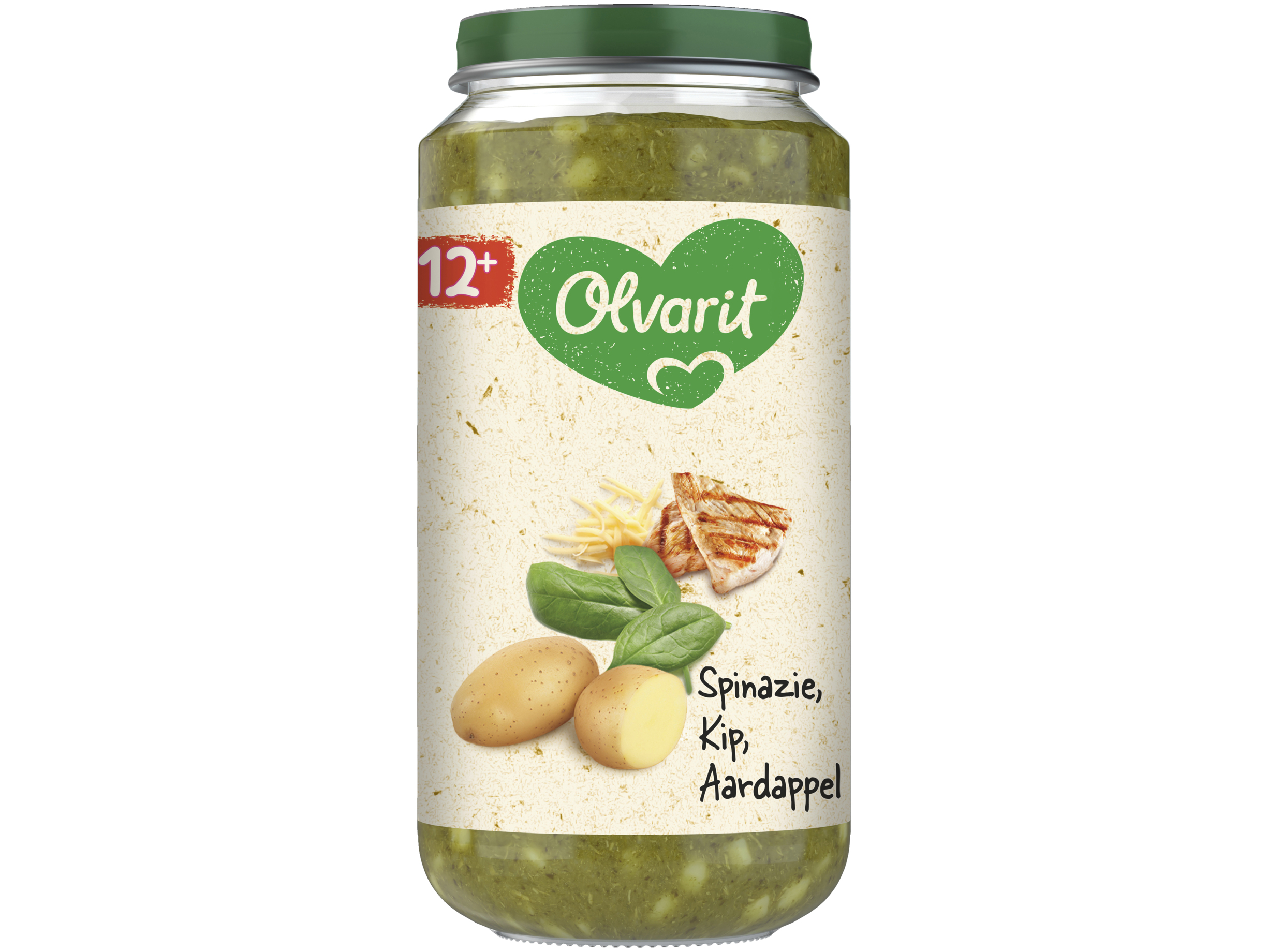 12+ Maanden Spinazie Kip Aardappel
