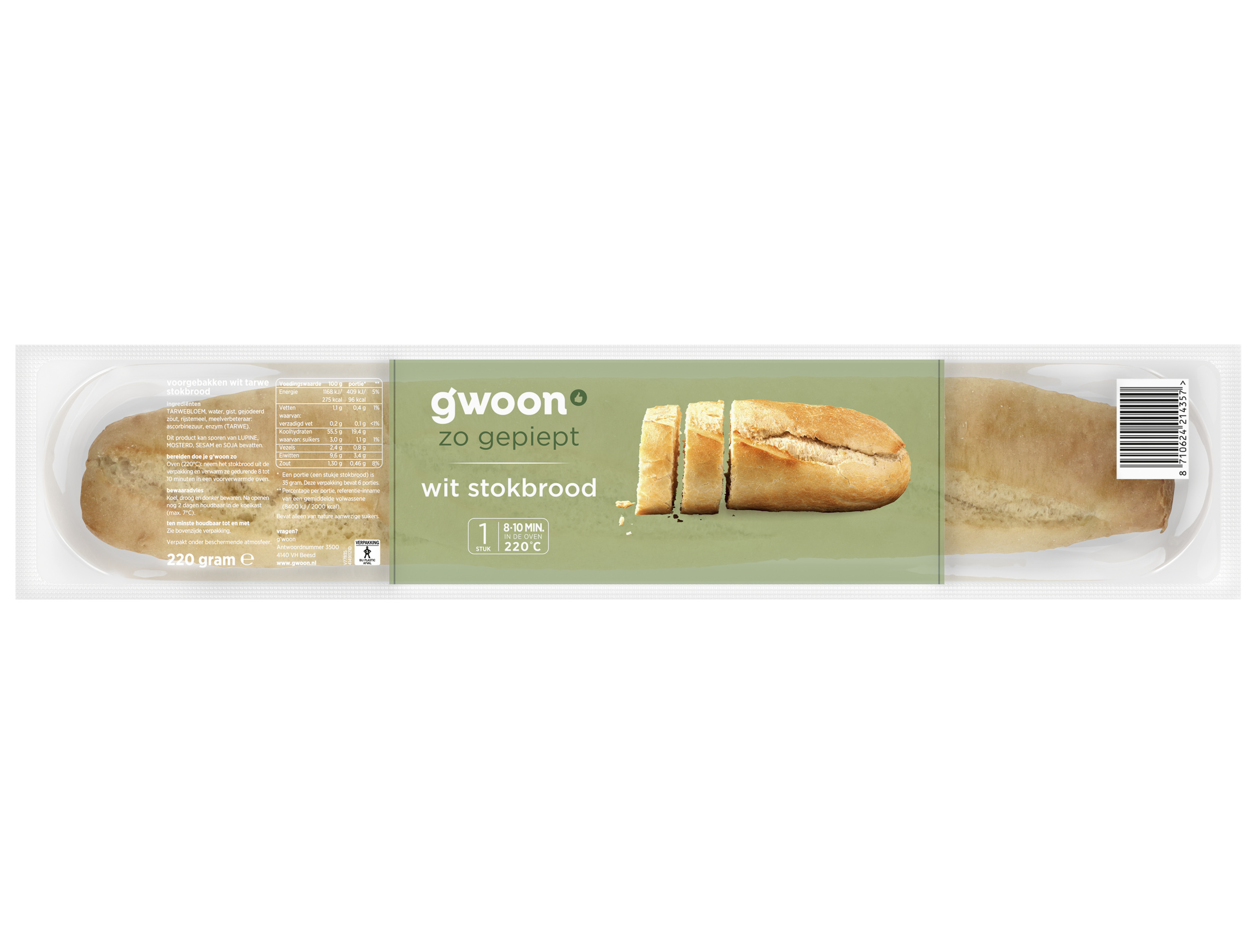 Stokbrood wit