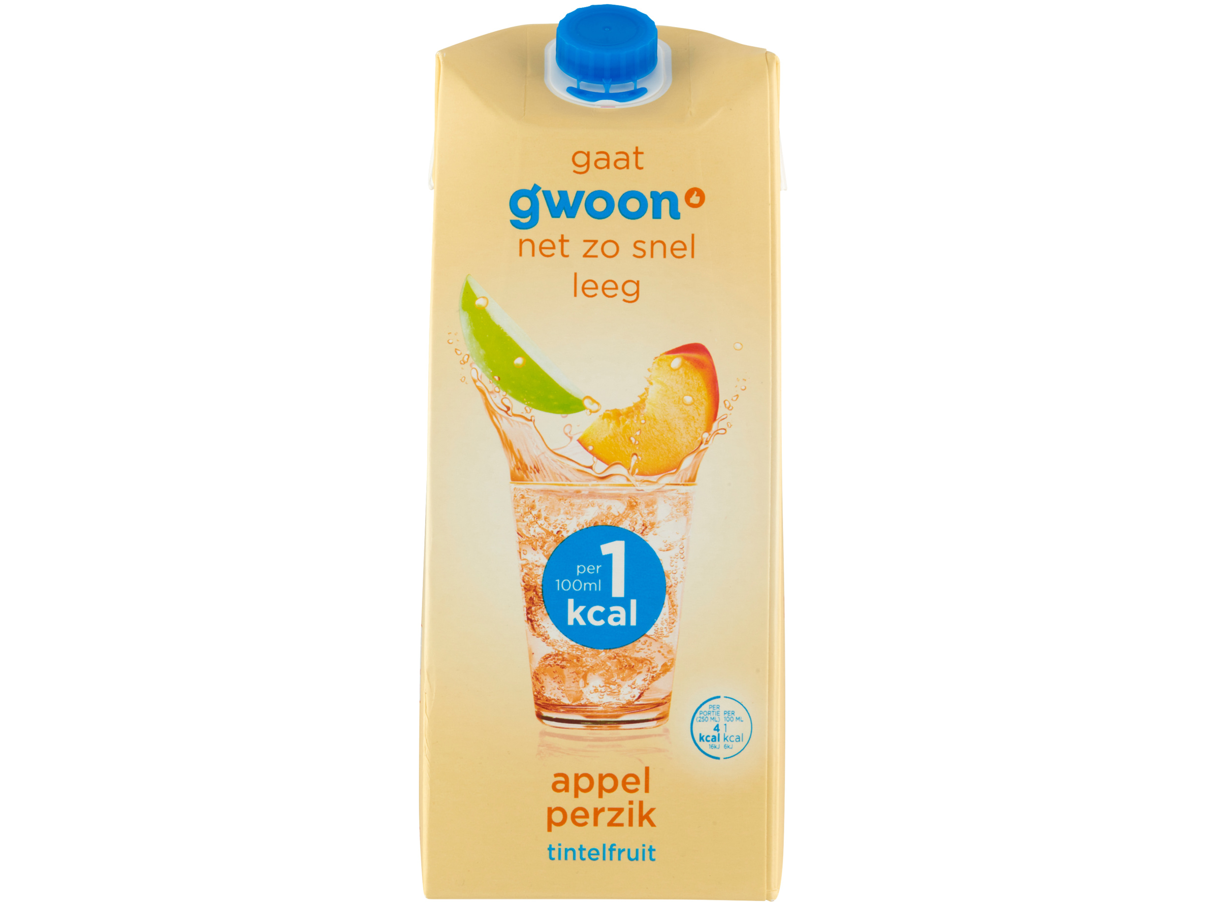 Tintelfruit appel perzik 1 kcal