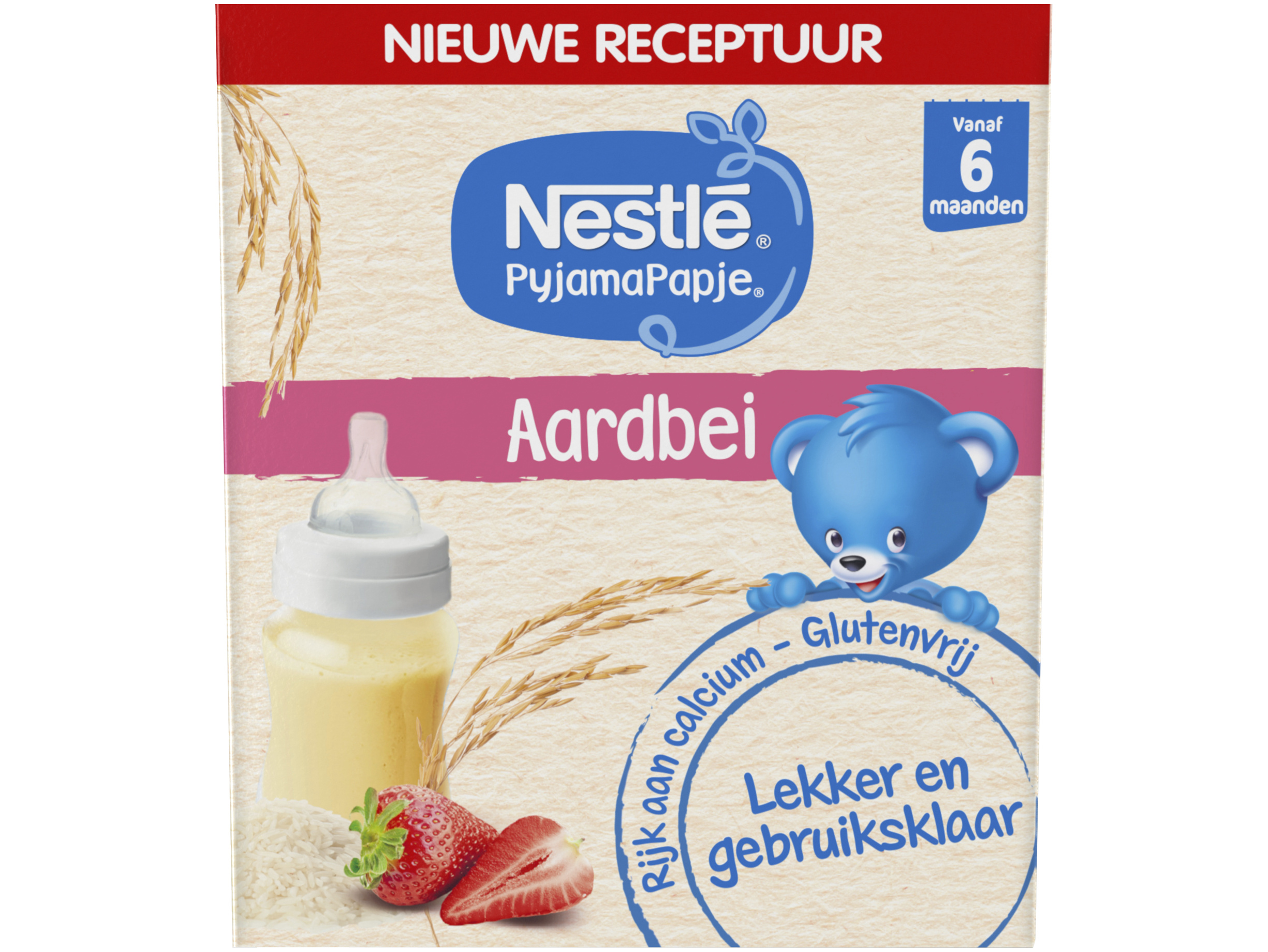 Pyamapapje aardbei