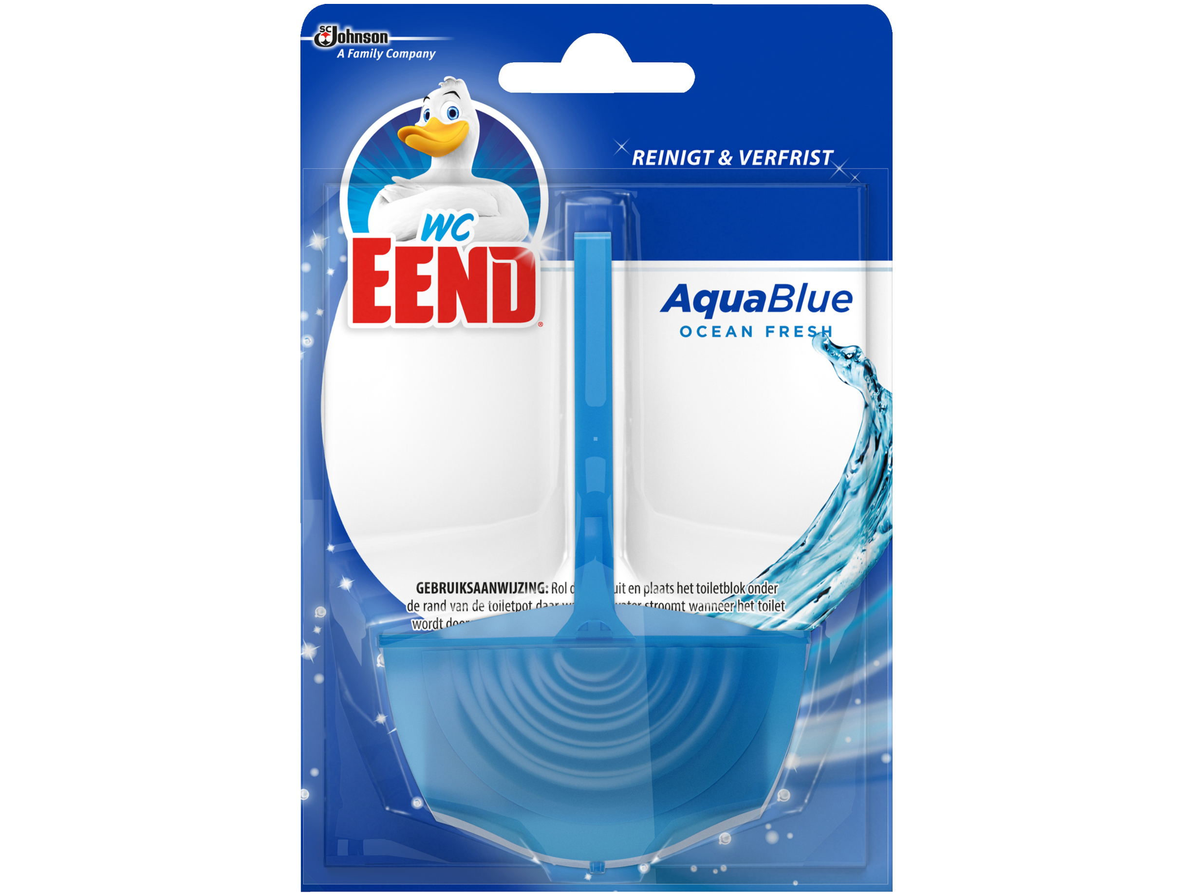 Toiletblok aqua blue