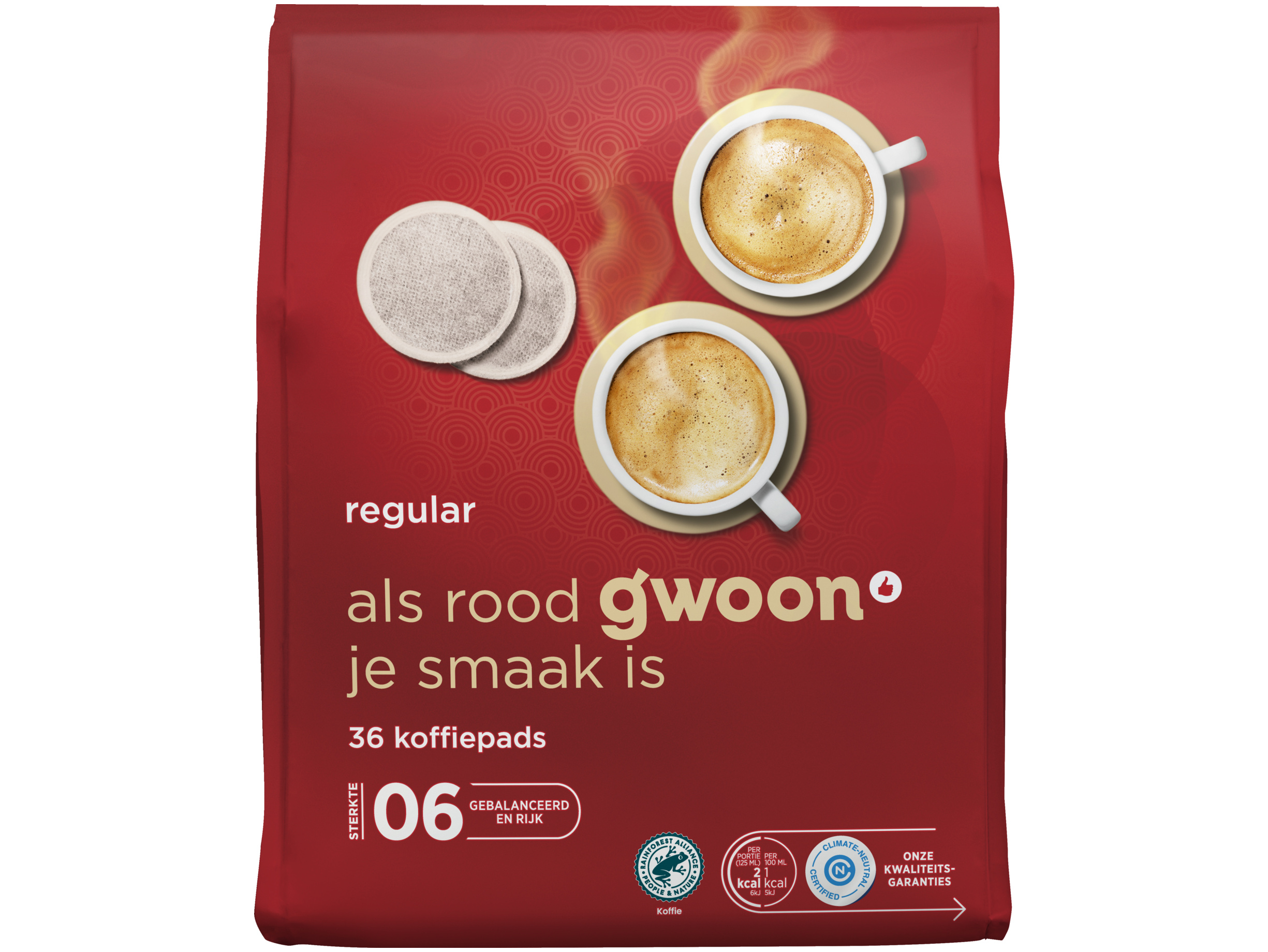 Koffiepads regular