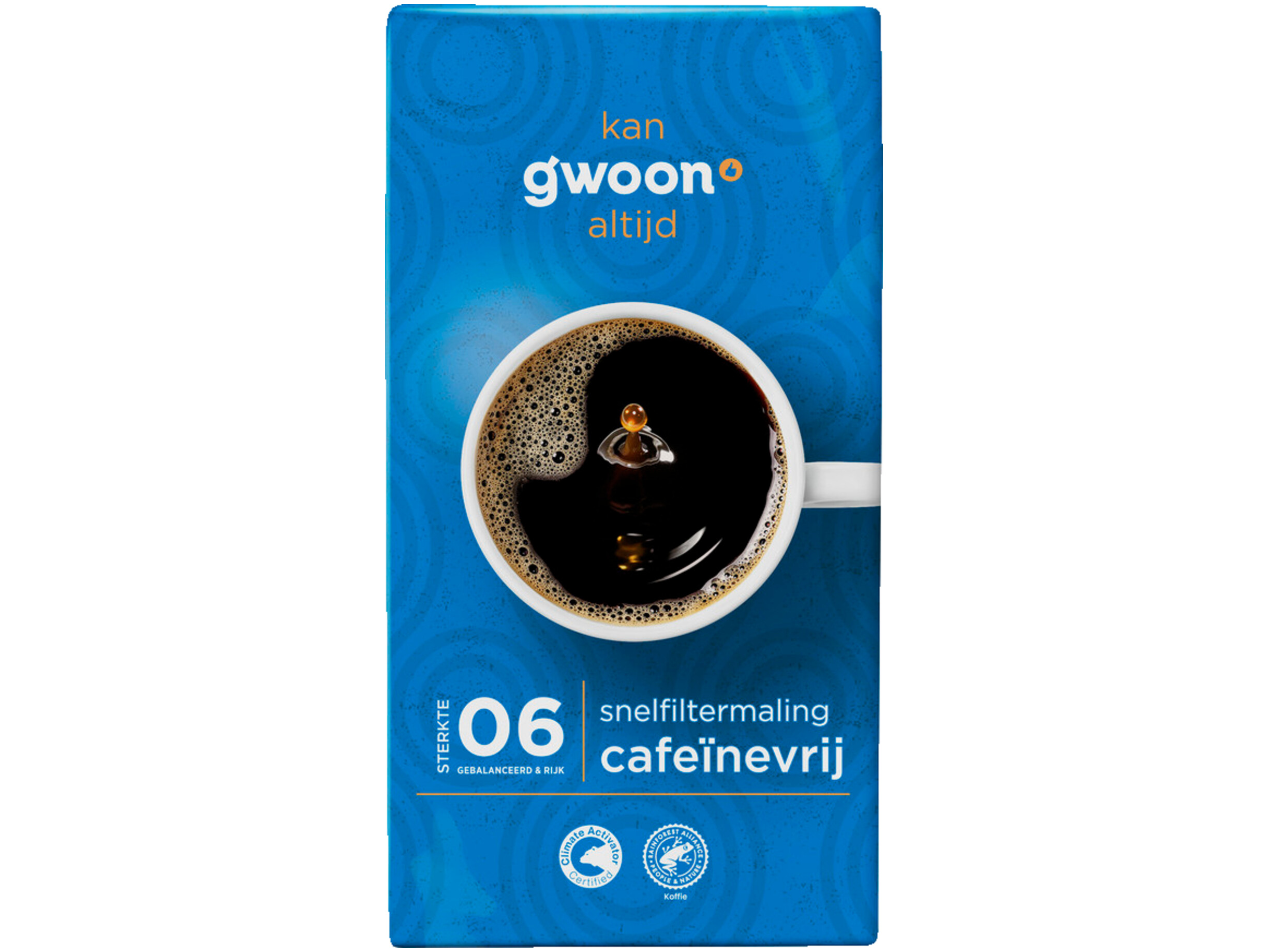 Decafé snelfiltermaling