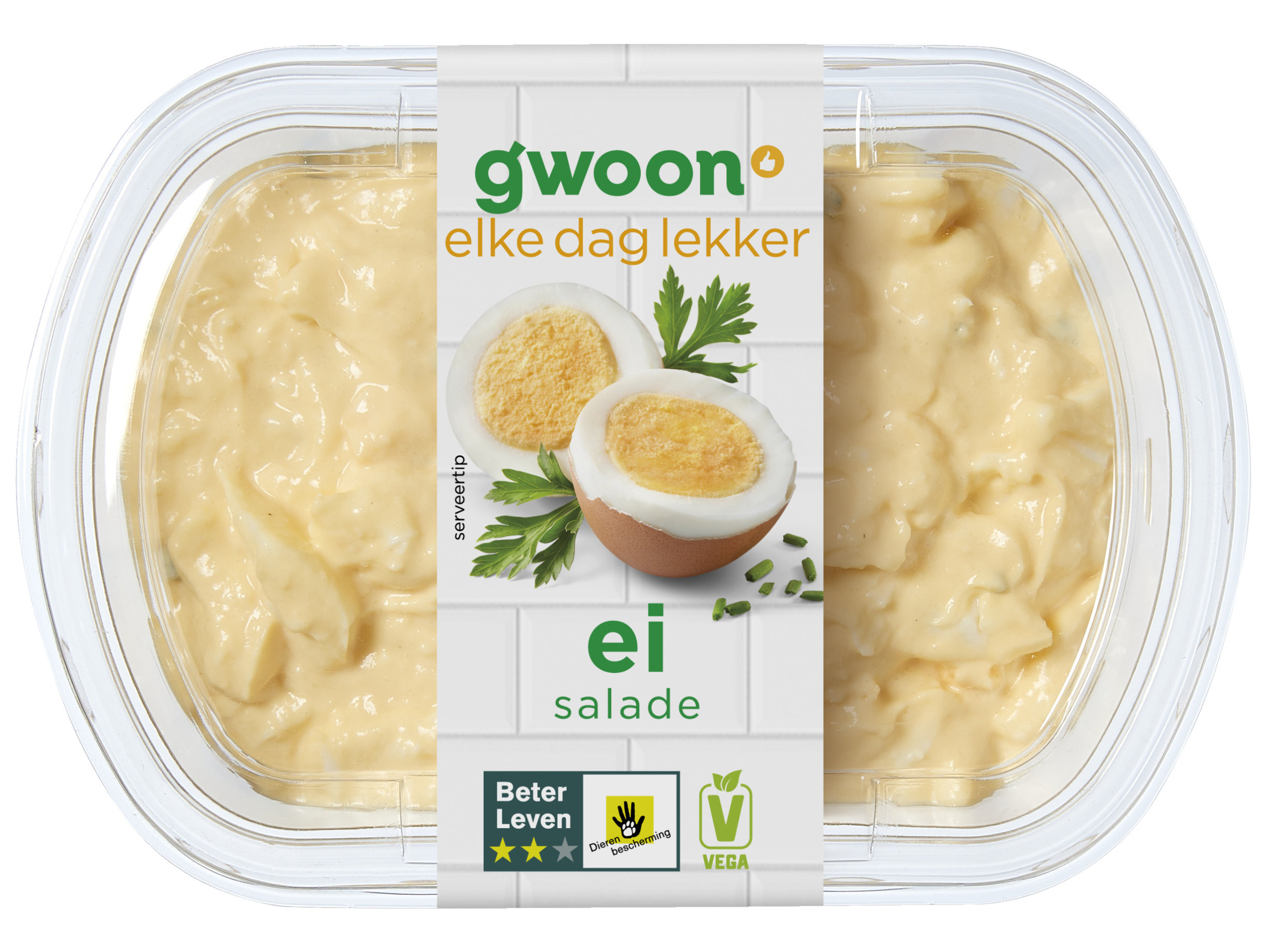 Vrije uitloopeisalade