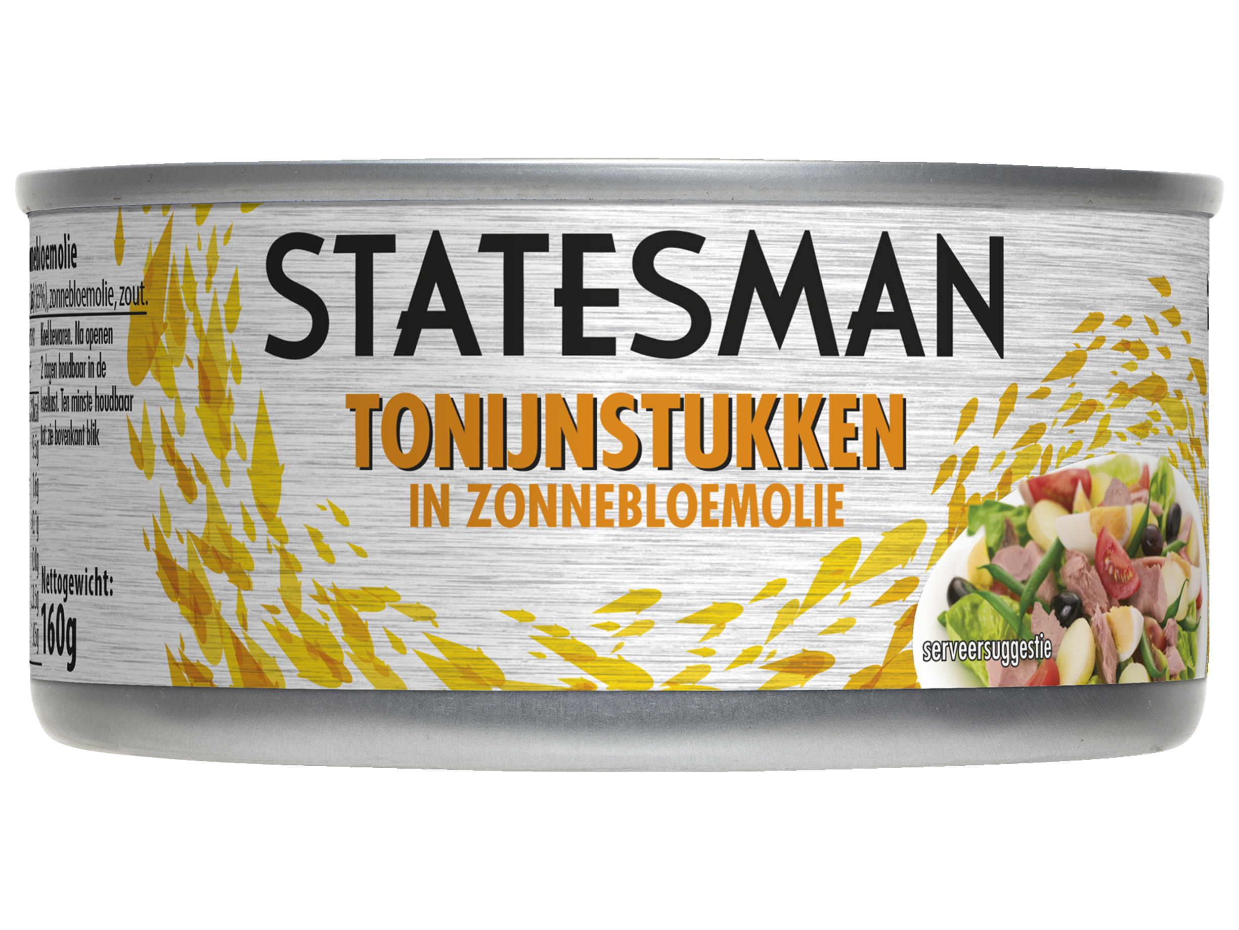 Tonijnstukken in zonnebloemolie