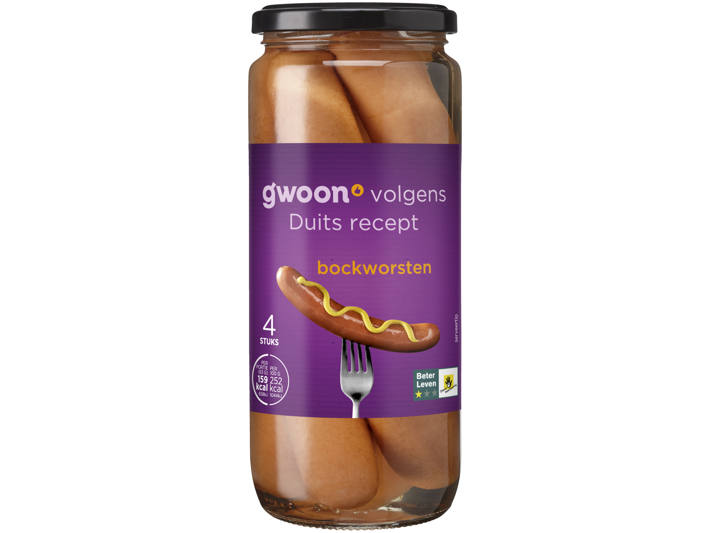 Premium bockworsten