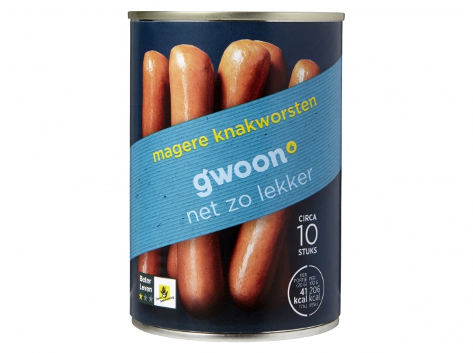 Magere knakworsten