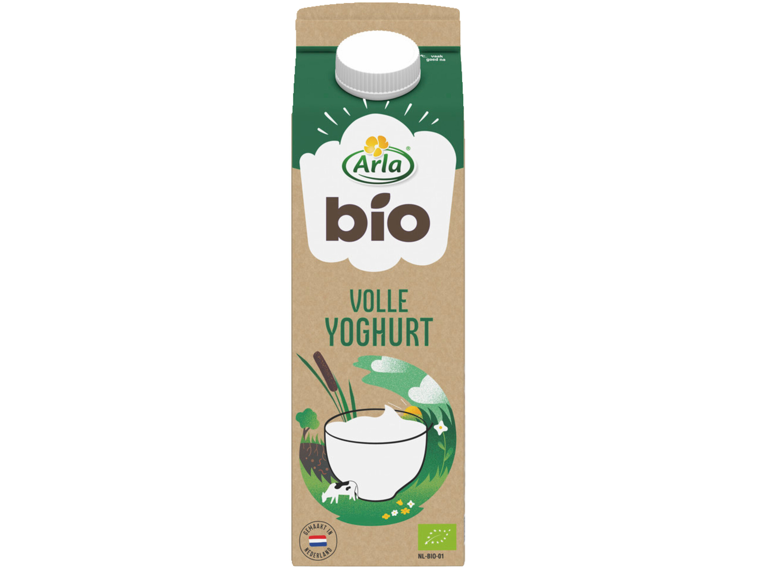 Biologisch volle yoghurt
