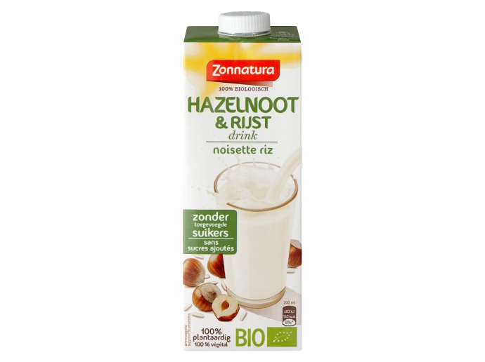 Rijst-hazelnoot drink