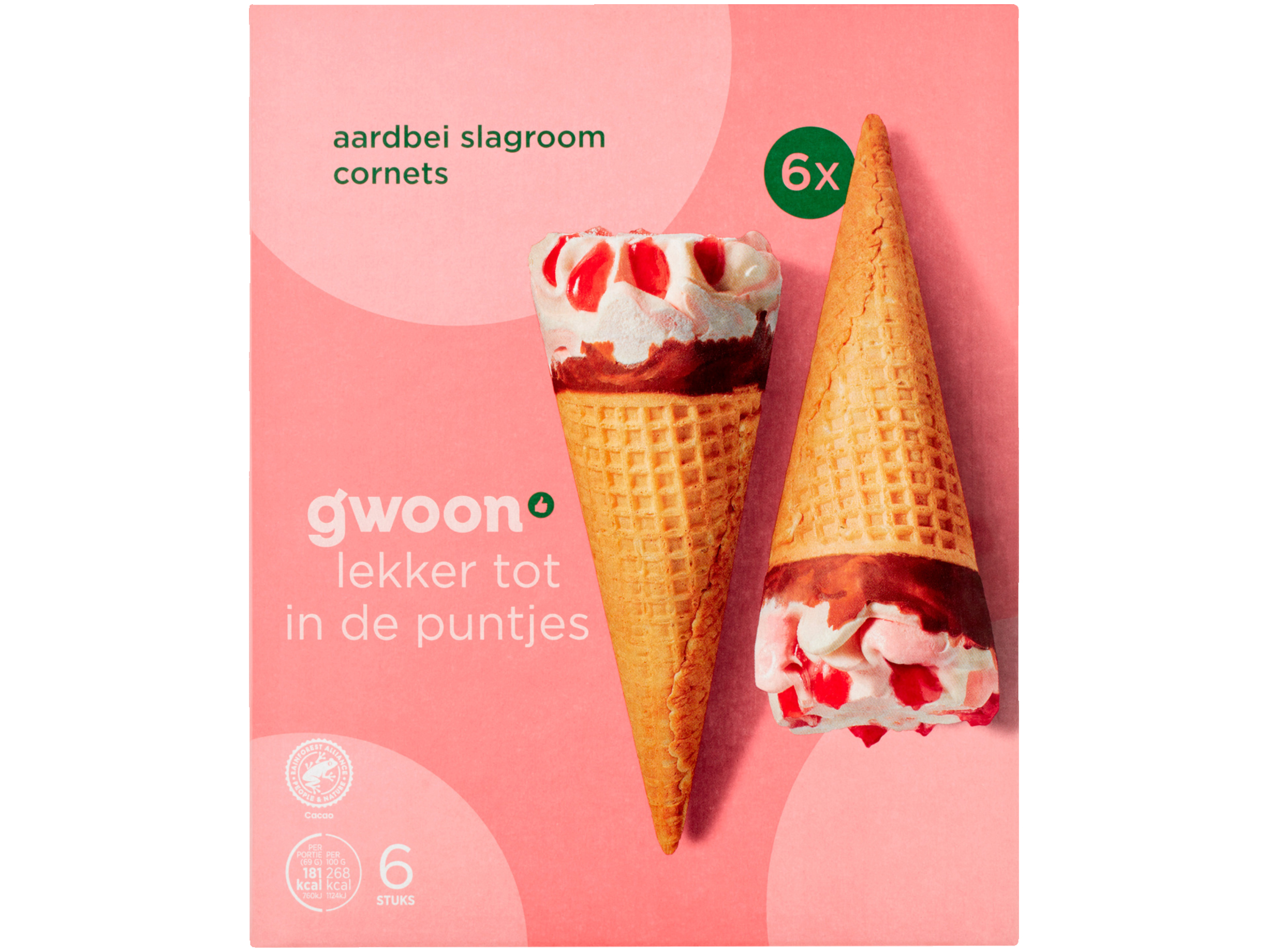 Cornets aardbei