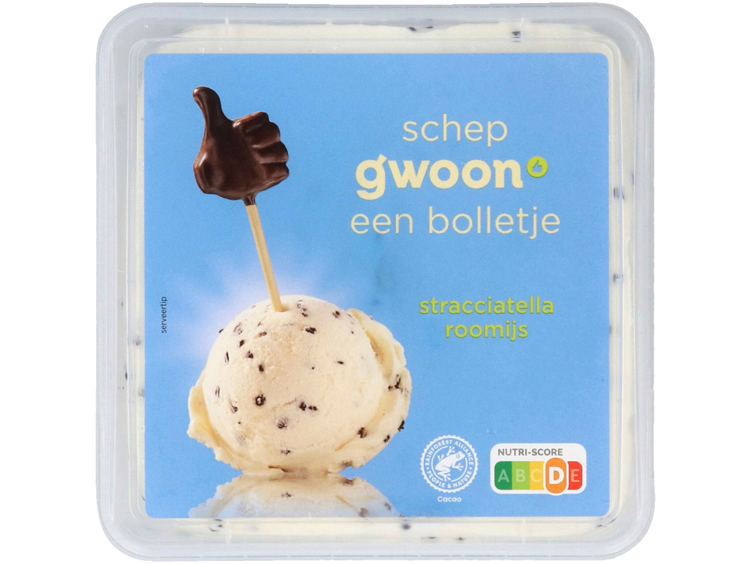 Roomijs stracciatella