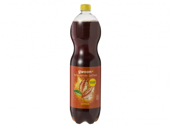 Ijsthee koolzuurhoudend
