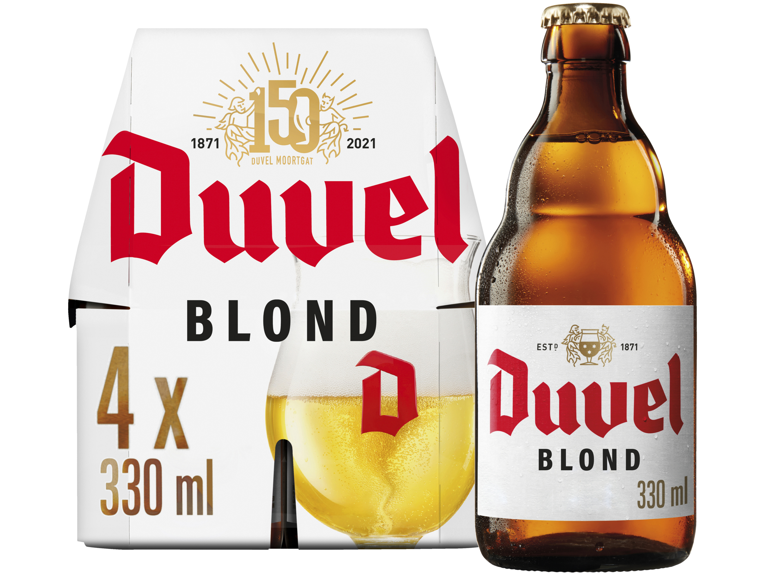 Blond Bier Fles 4-pack