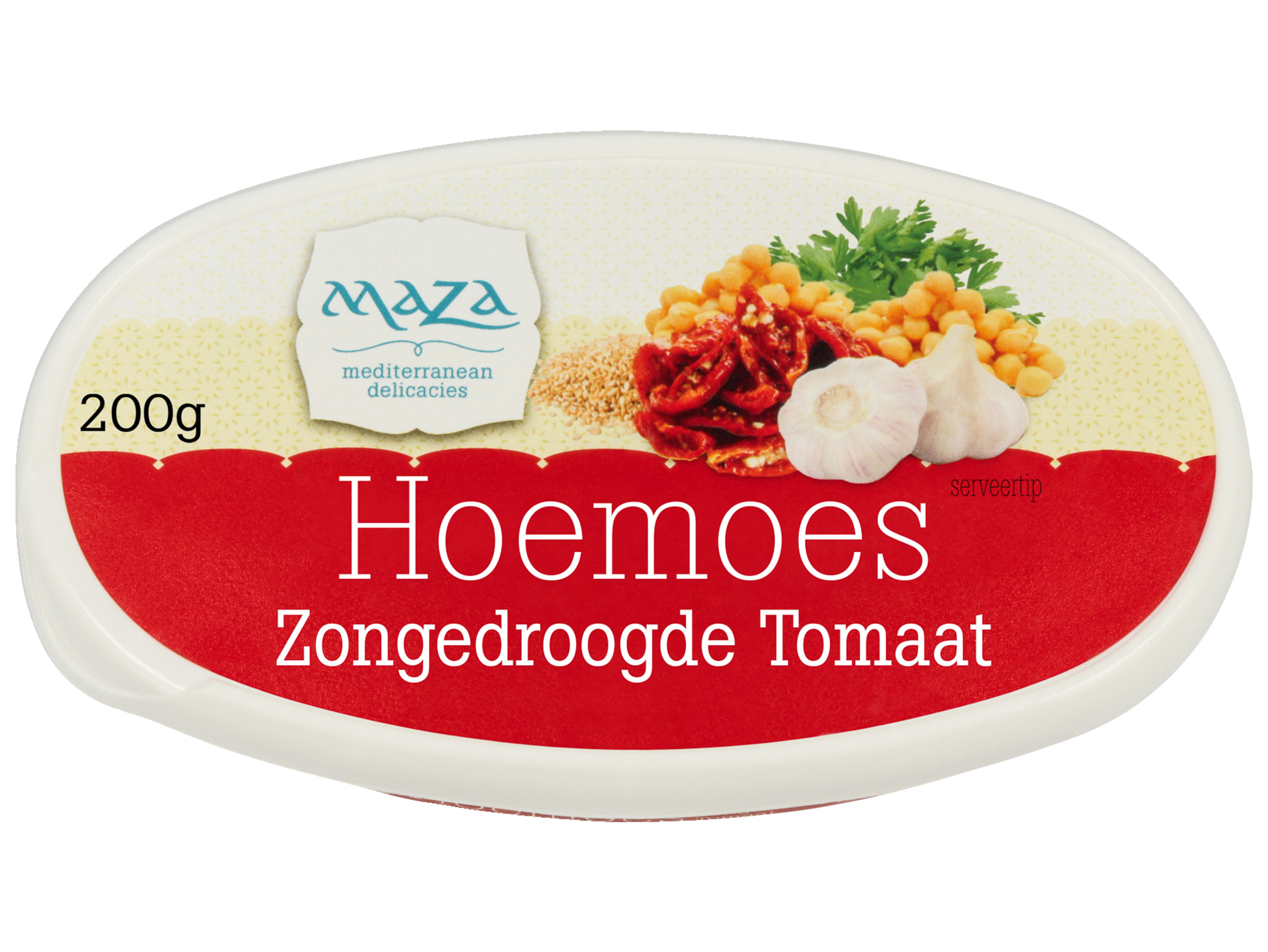 Hoemoes zongedroogde tomaat