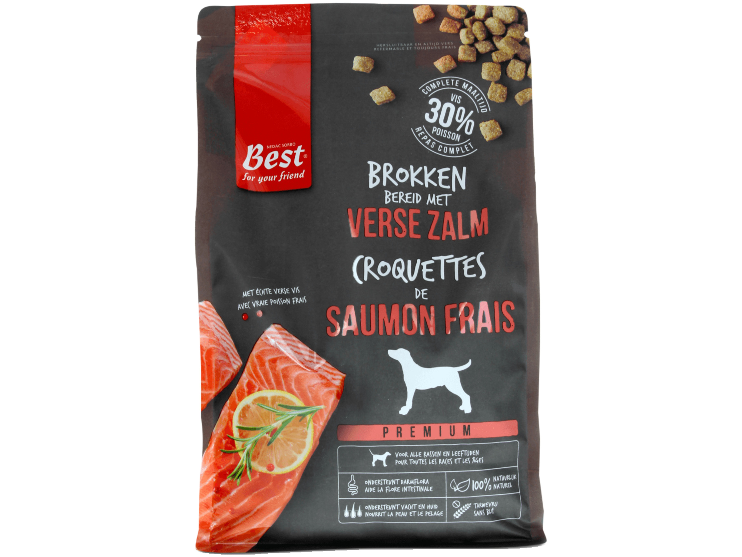 Hondenbrokken zalm 1,5 kg
