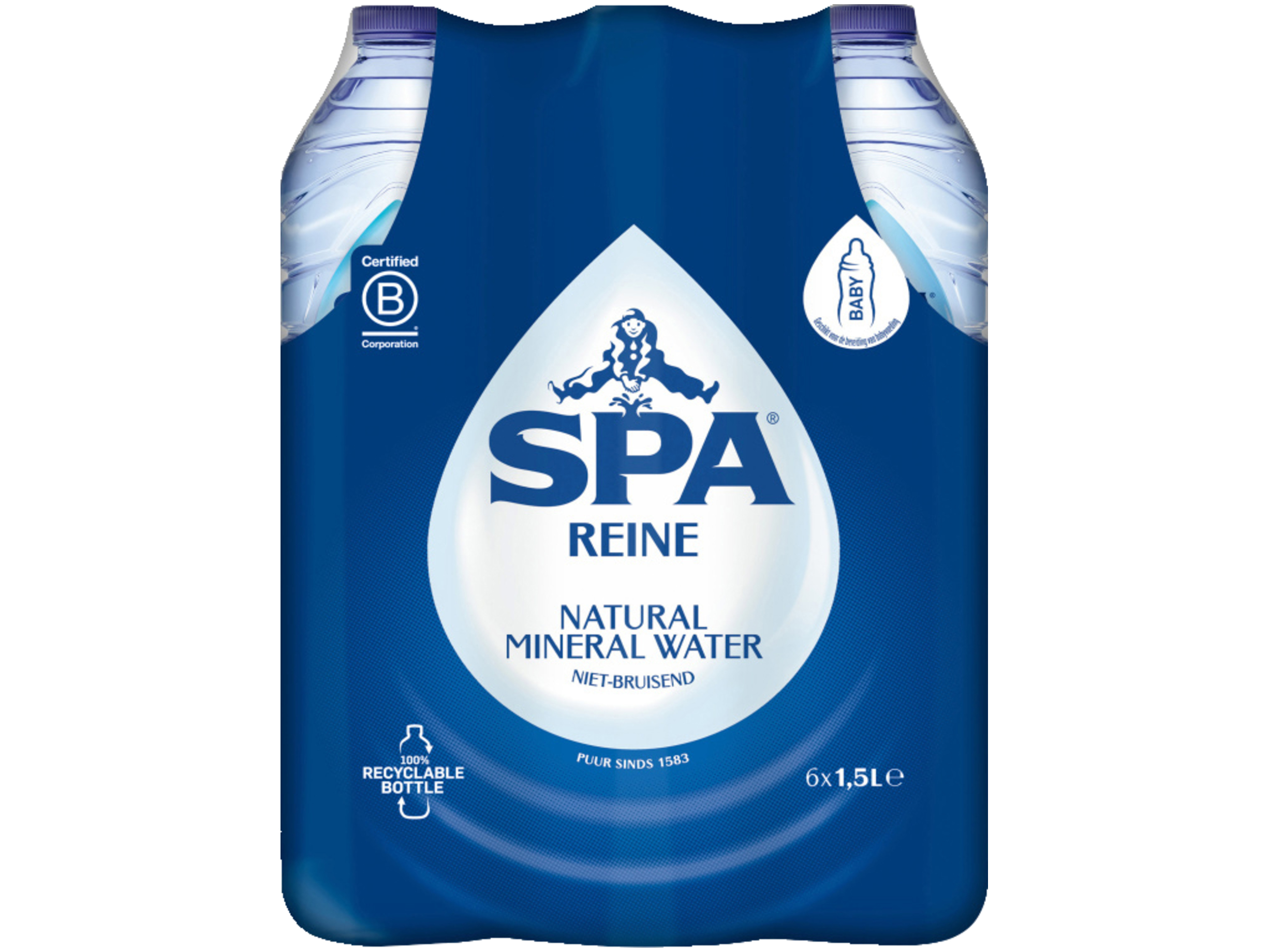 REINE Koolzuurvrij Natuurlijk Mineraalwater 6x1,5L
