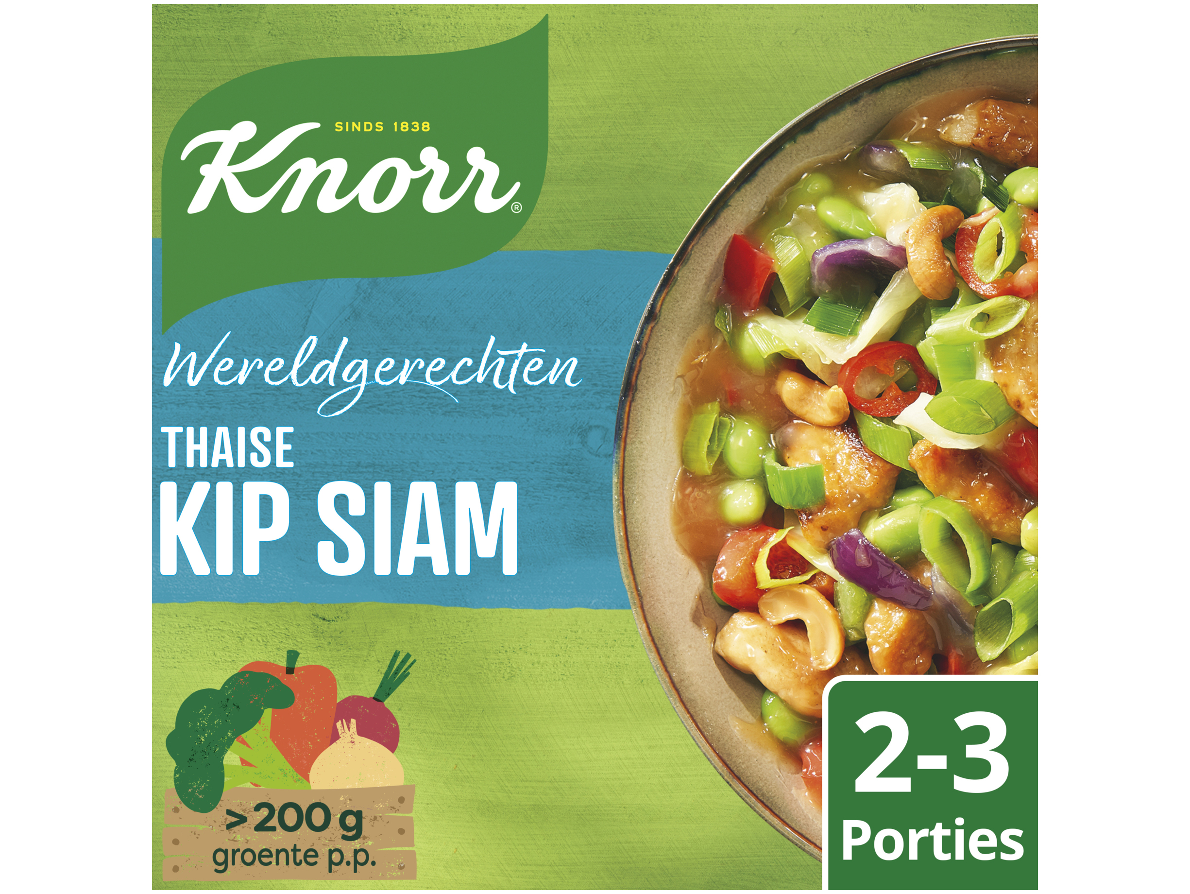 Wereldgerechten maaltijdpakket thaise kip siam