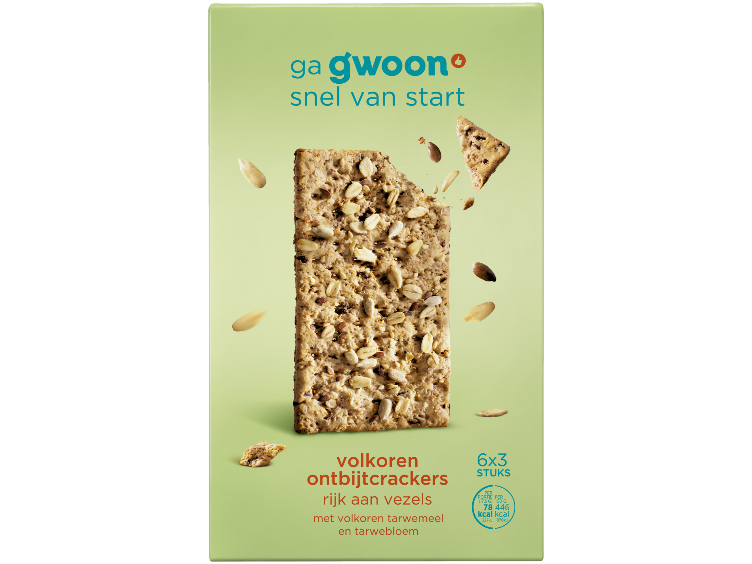 Ontbijtcrackers volkoren