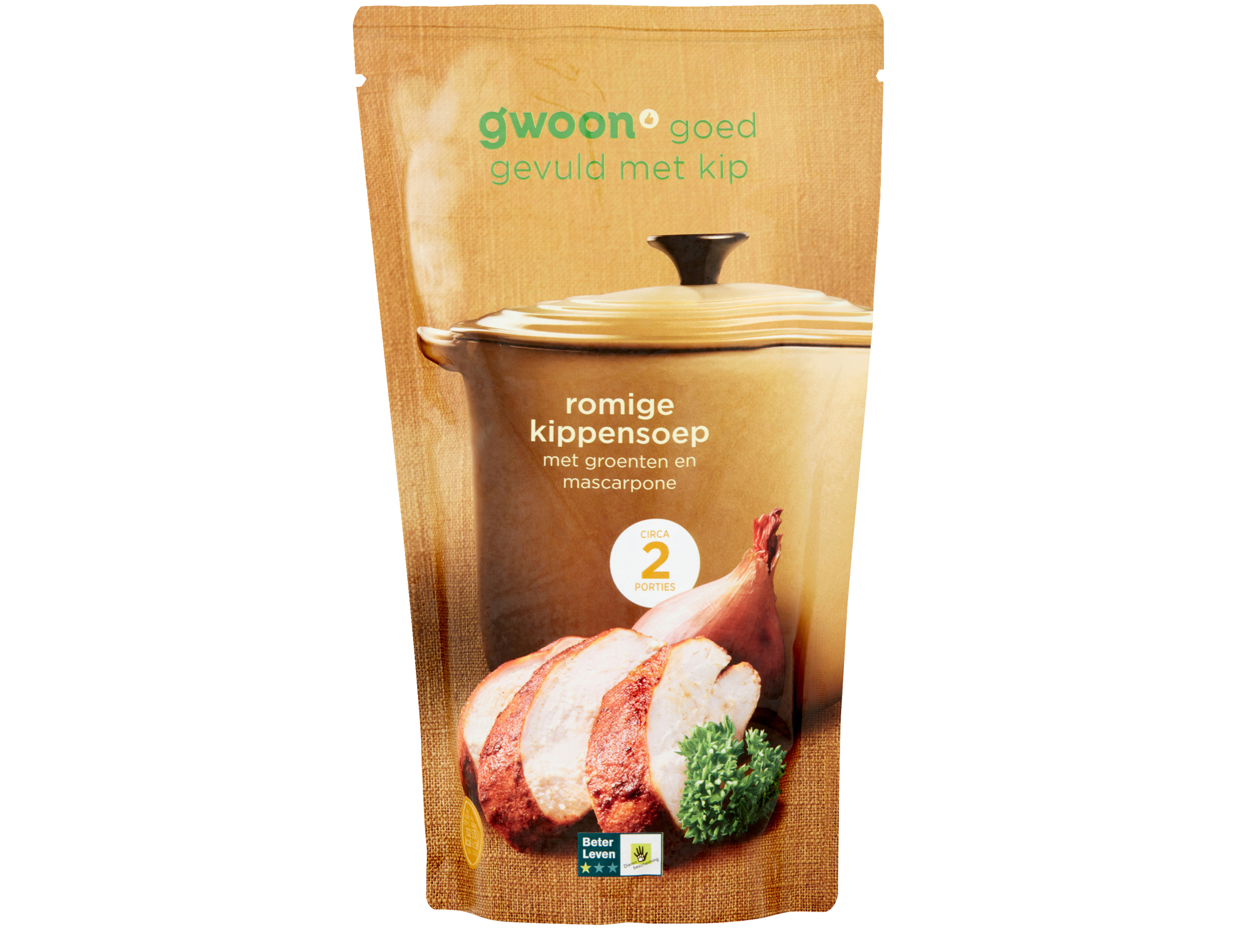 Romige kippensoep