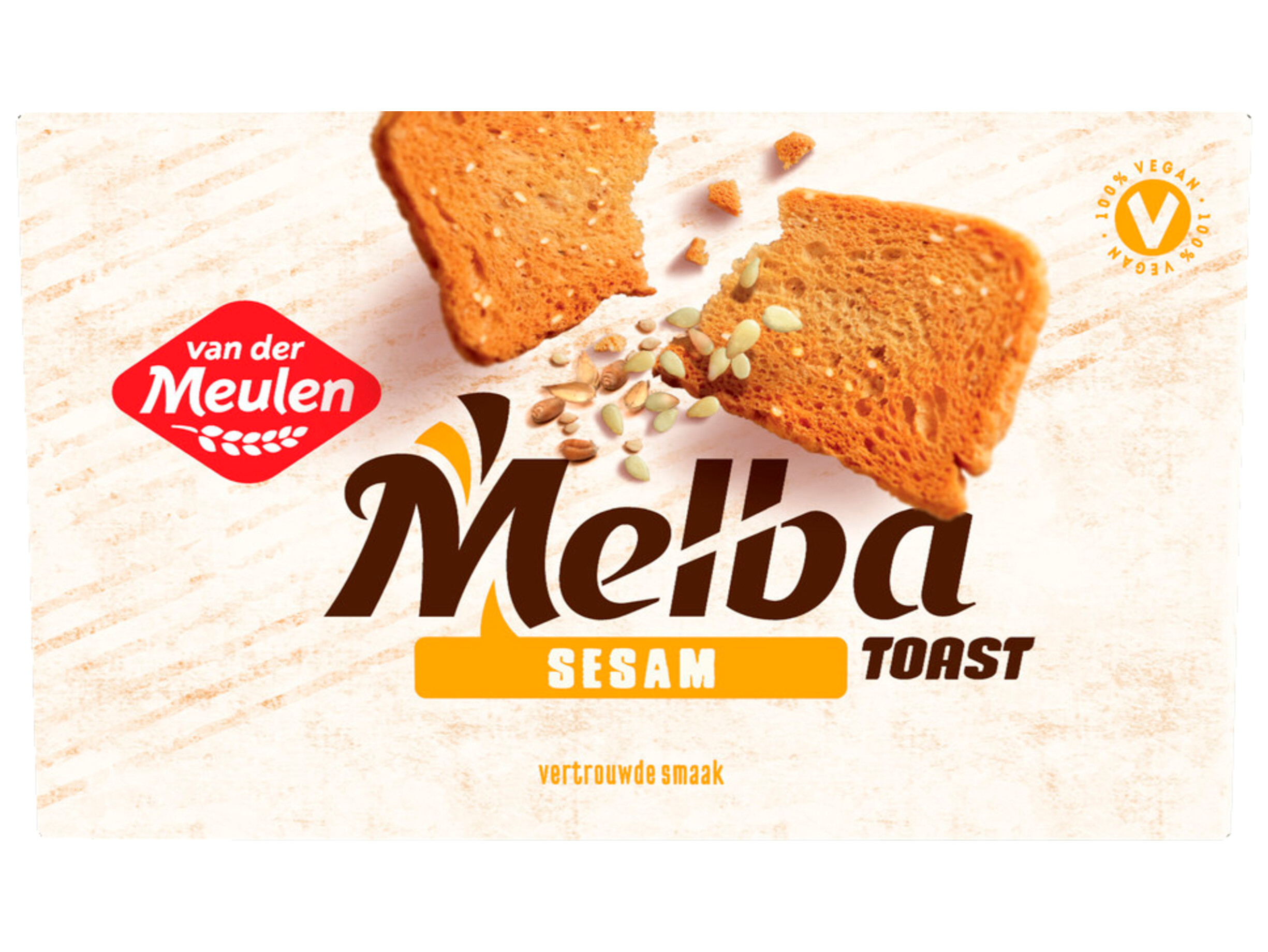 Melba toast sesam