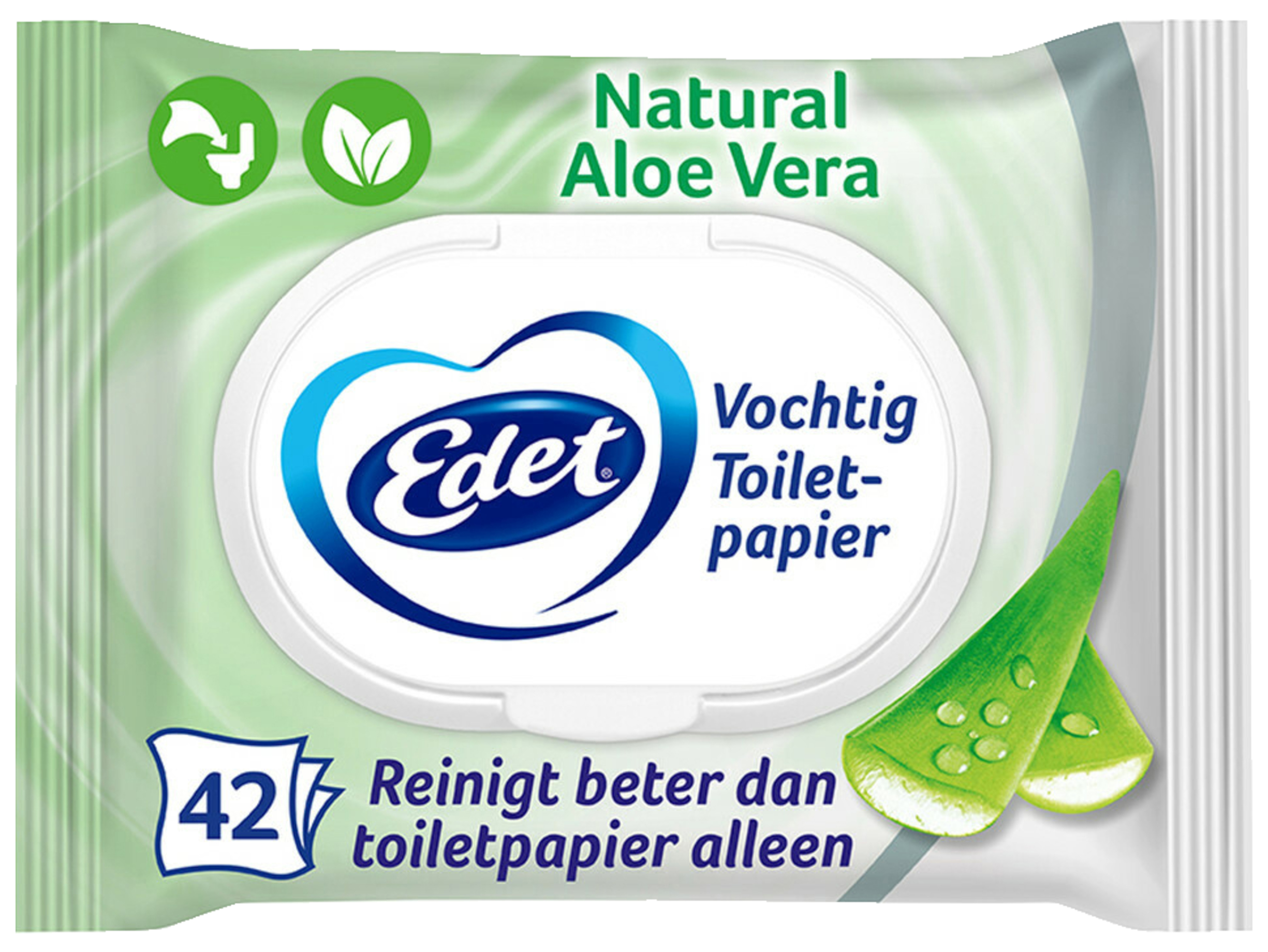 Vochtig toiletpapier aloë vera